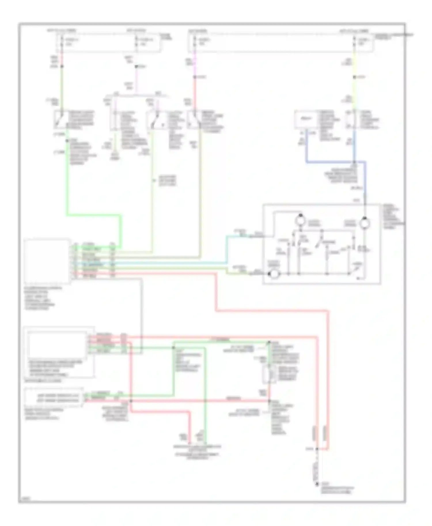 Cab & Chassis F350 Ford  (1996-1997): Cruise control circuit, diesel