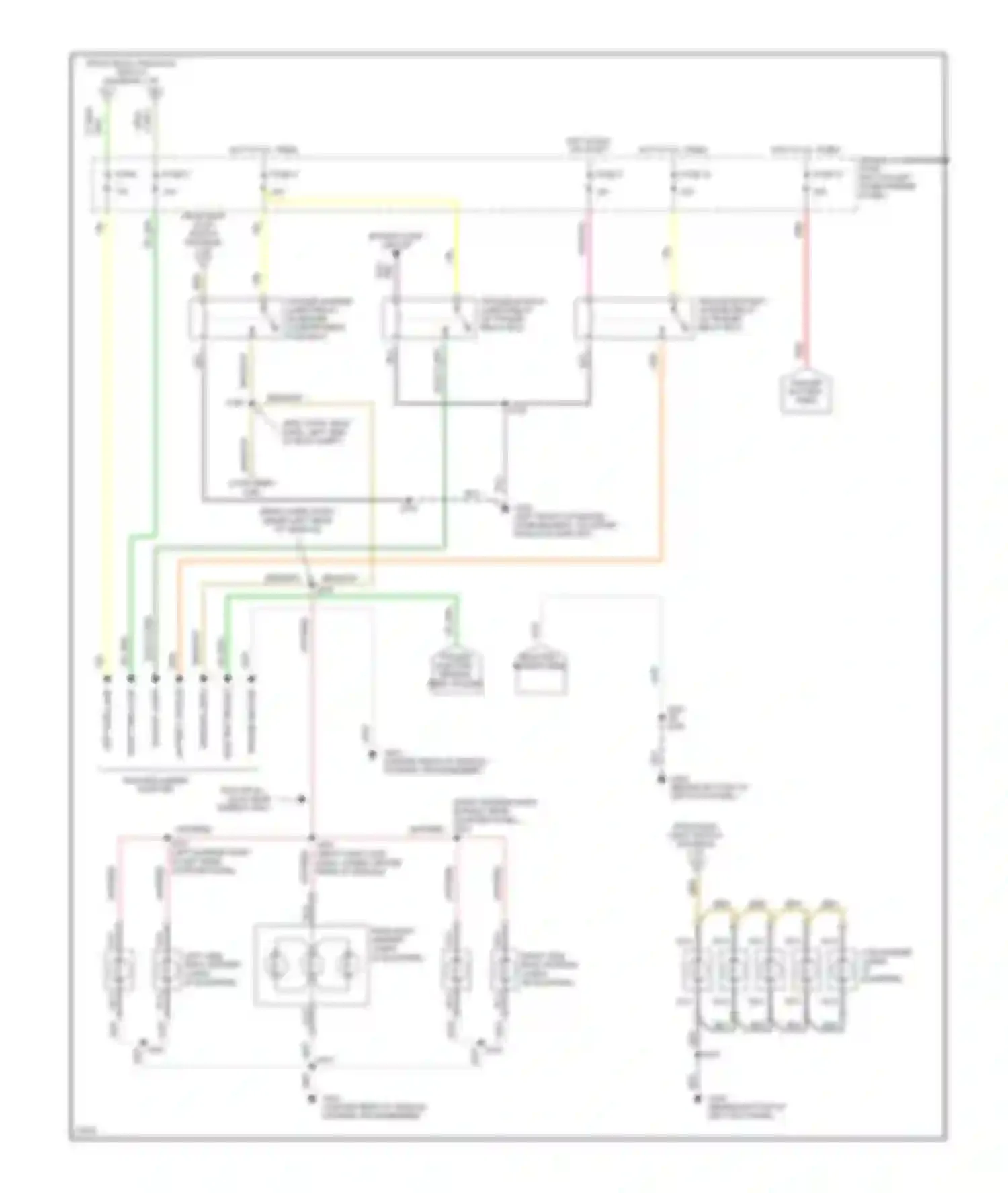 Cab & Chassis F350 Ford  (1996-1997): Exterior lamps circuit (2 of 2)