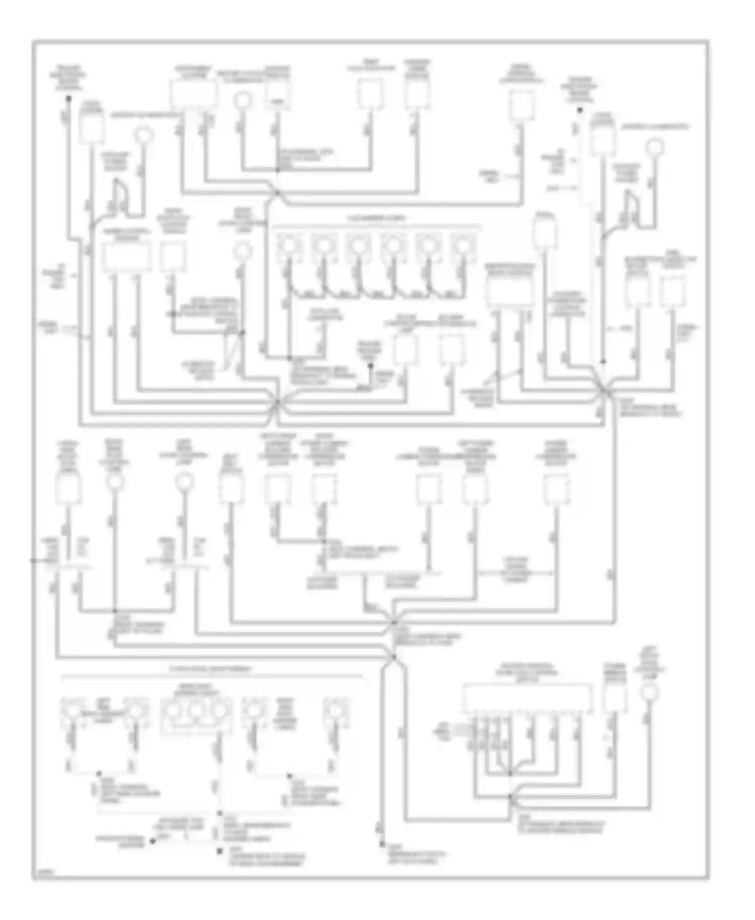 Cab & Chassis F350 Ford  (1996-1997): Ground distribution circuit (4 of 4)