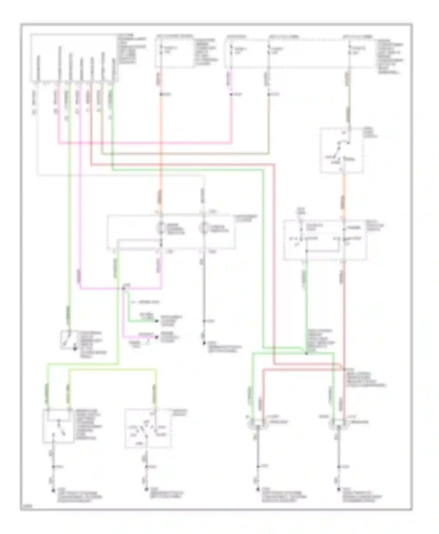 Cab & Chassis F350 Ford  (1996-1997): Headlight circuit, with drl
