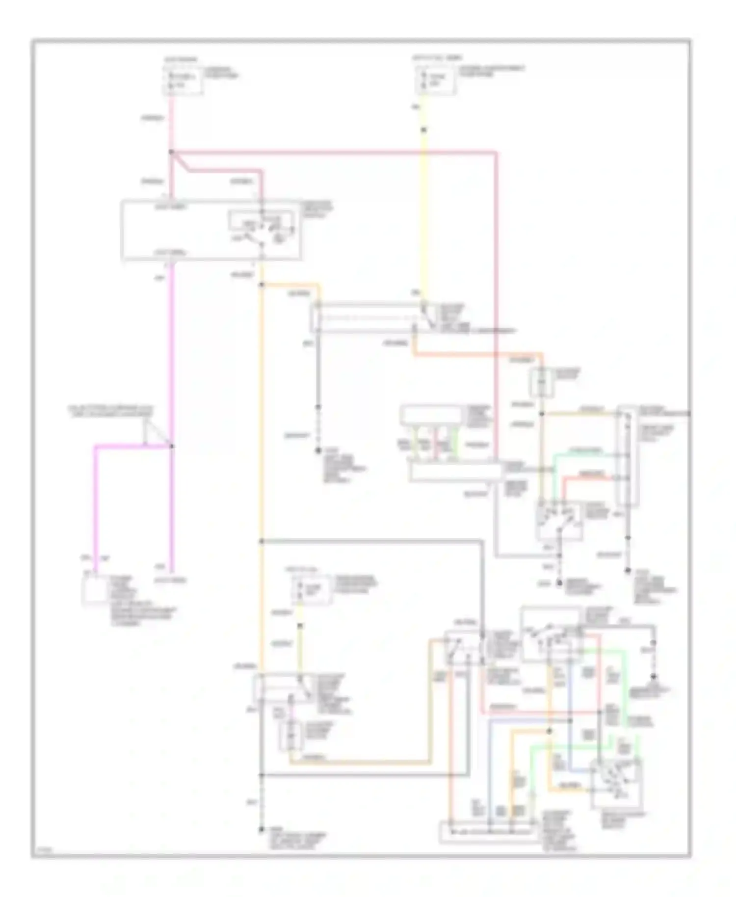 Club Wagon E150 Ford  (1996-1998): Heater circuit