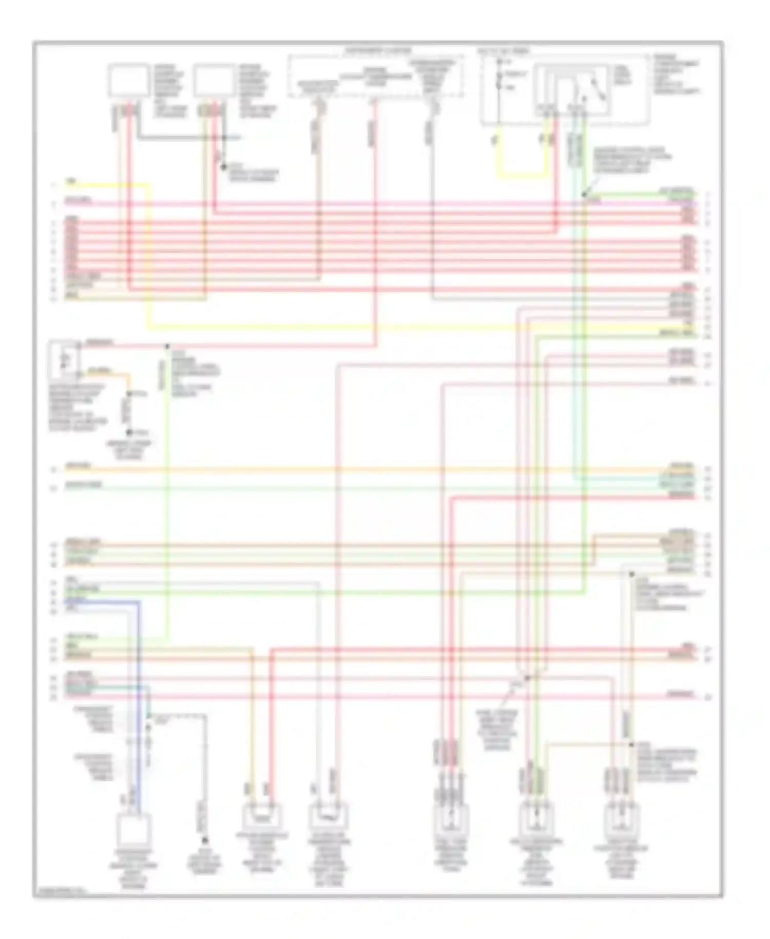 Club Wagon E150 Ford  (1996-1998): Wiring diagram engine performance 4.2ls (2 of 4)