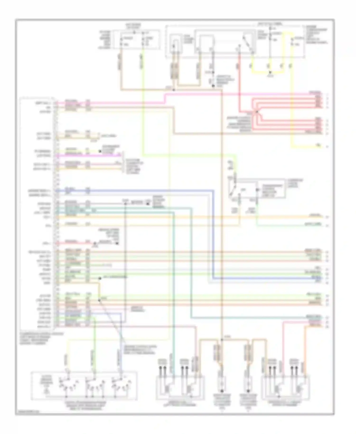 Club Wagon E150 Ford  (1996-1998): Wiring diagram engine performance 4.6ls (1 of 4)