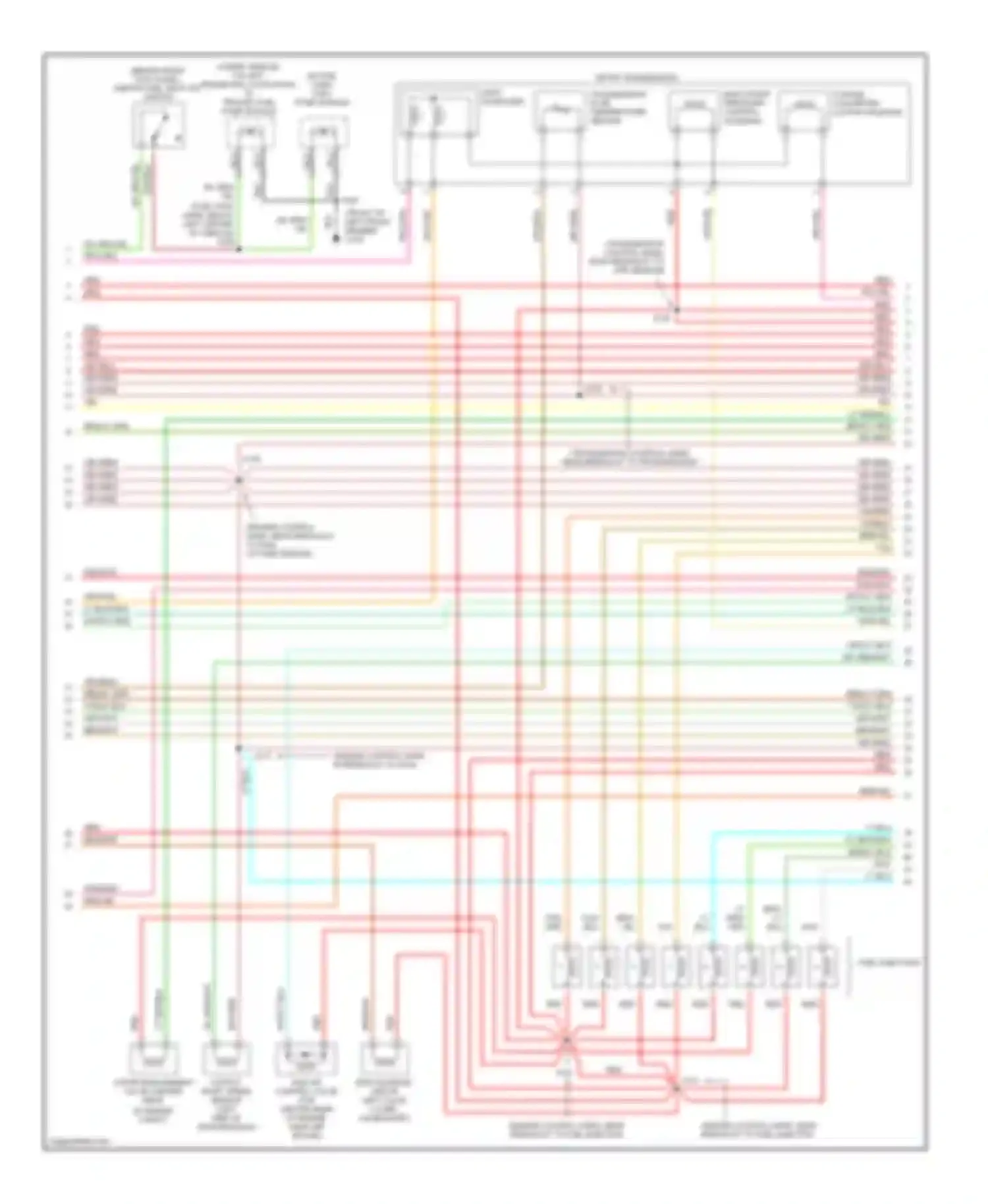 Club Wagon E150 Ford  (1996-1998): Wiring diagram engine performance 4.6ls (3 of 4)