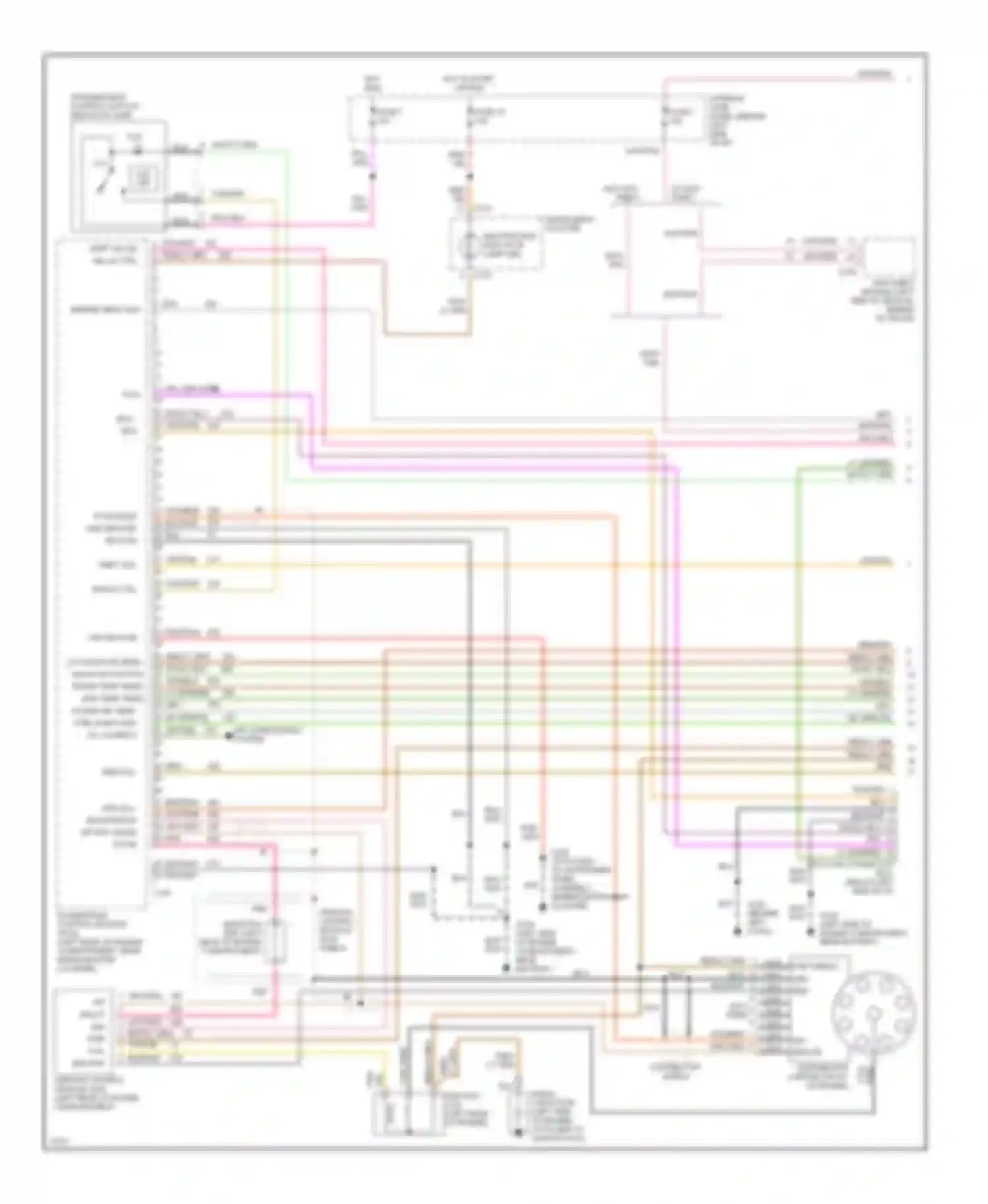 Club Wagon E150 Ford  (1996-1998): Wiring diagram engine performance 5.0ls (1 of 4)