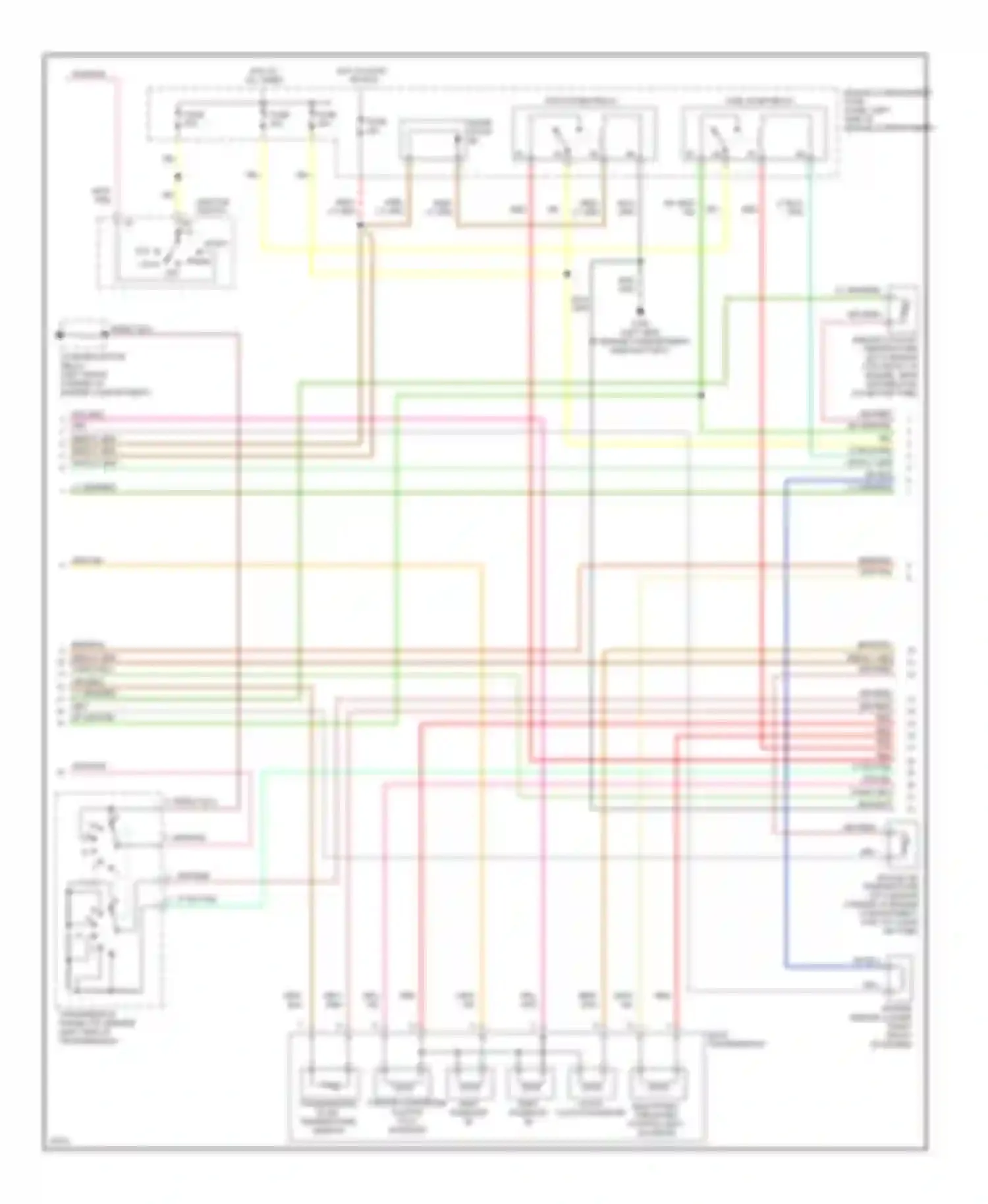 Club Wagon E150 Ford  (1996-1998): Wiring diagram engine performance 5.8ls, federal under 8600 gvw
& calif. (2 of 4)
