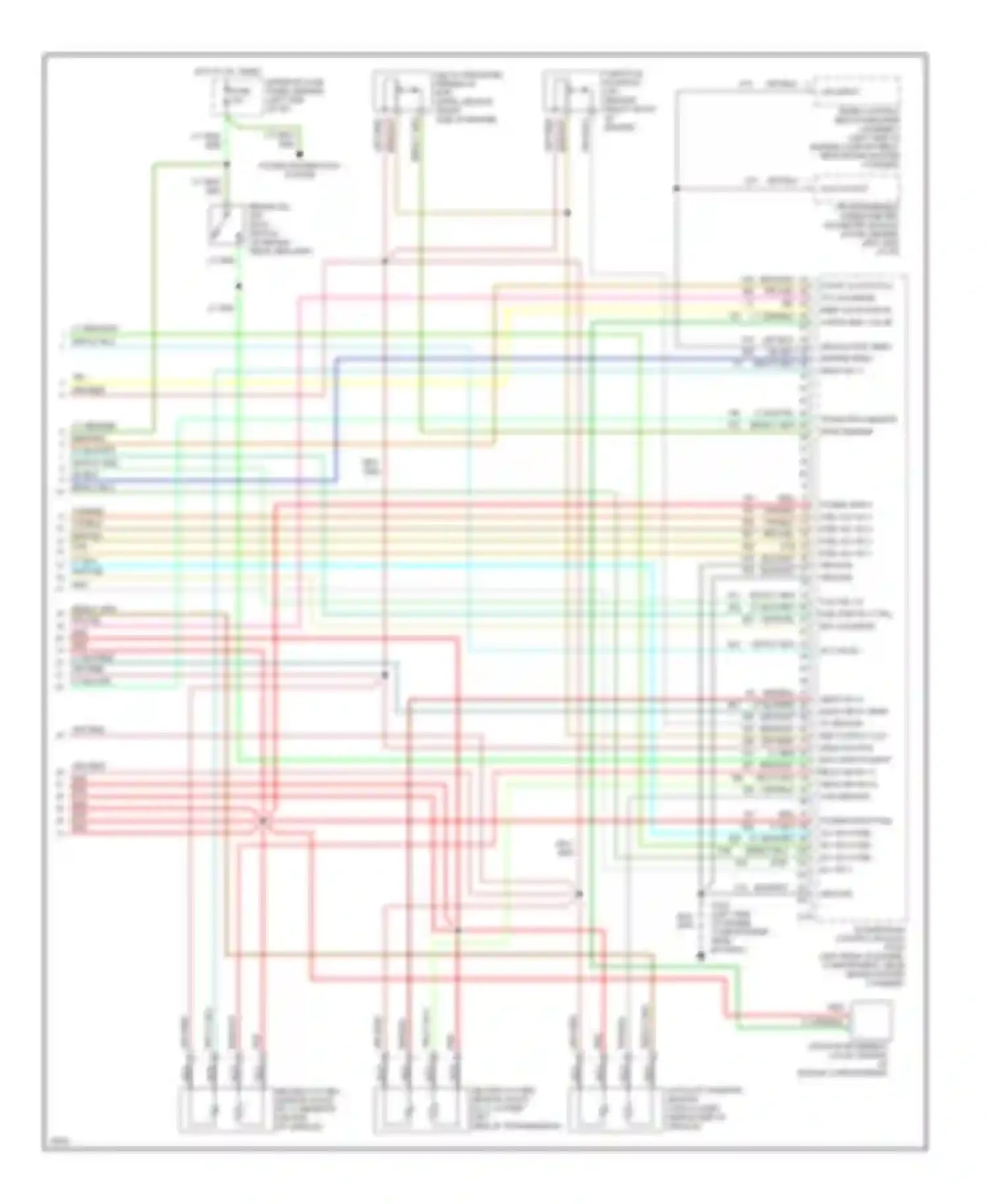 Club Wagon E150 Ford  (1996-1998): Wiring diagram engine performance 5.8ls, federal under 8600 gvw
& calif. (4 of 4)