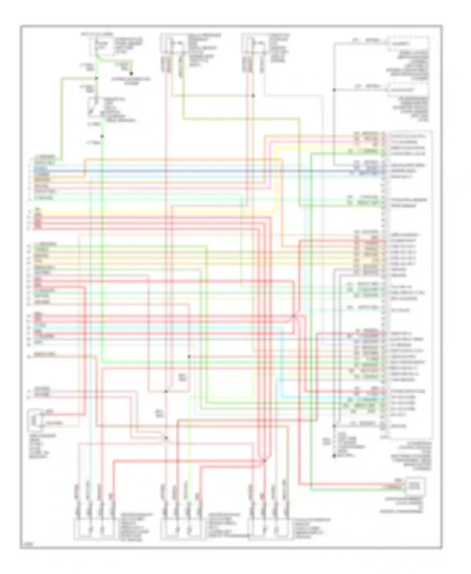 Club Wagon E350 Ford  (1996-1998): Wiring diagram engine performance 7.5ls, california (4 of 4)
