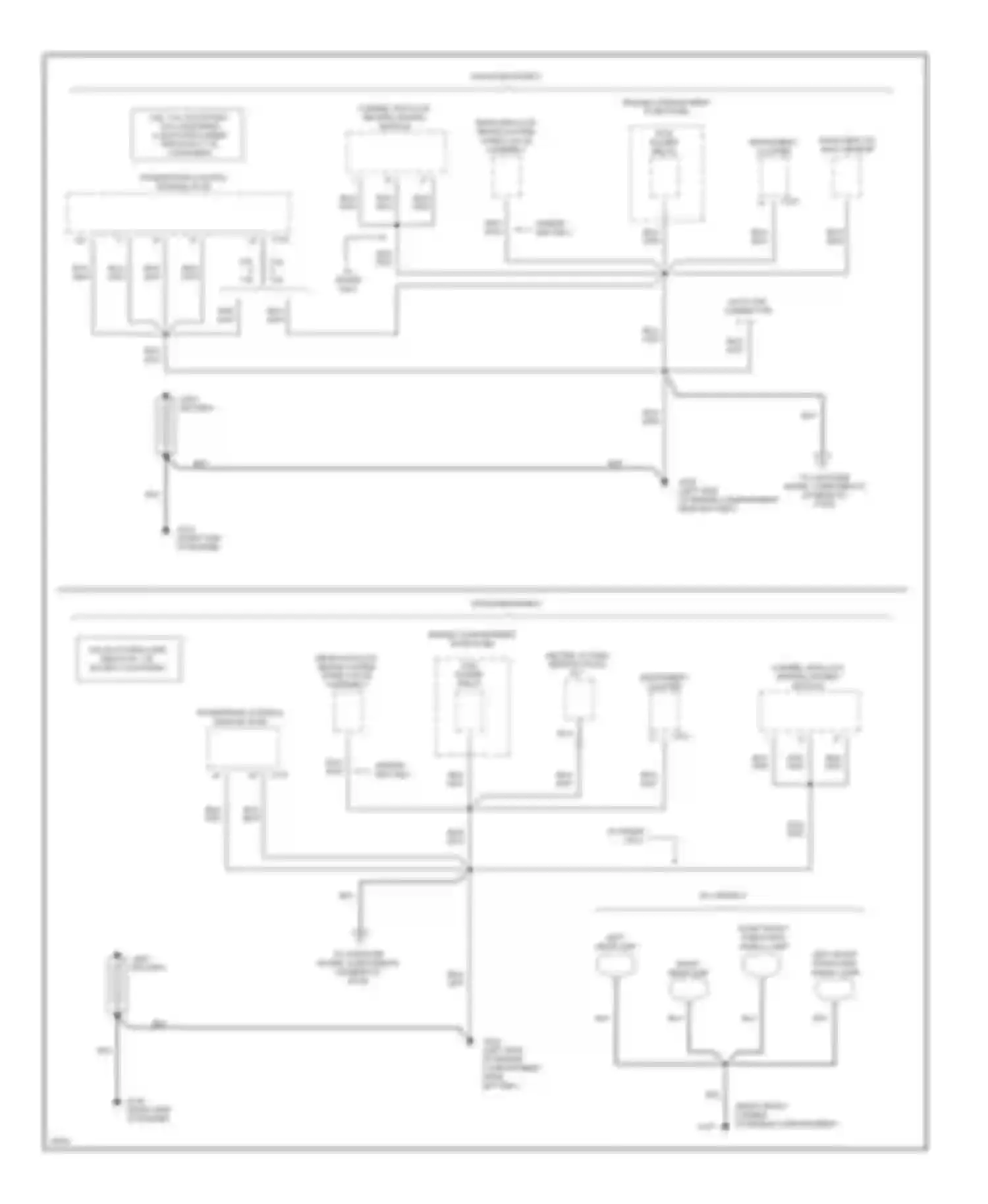Club Wagon E350 Ford  (1996-1998): Ground distribution circuit (1 of 6)