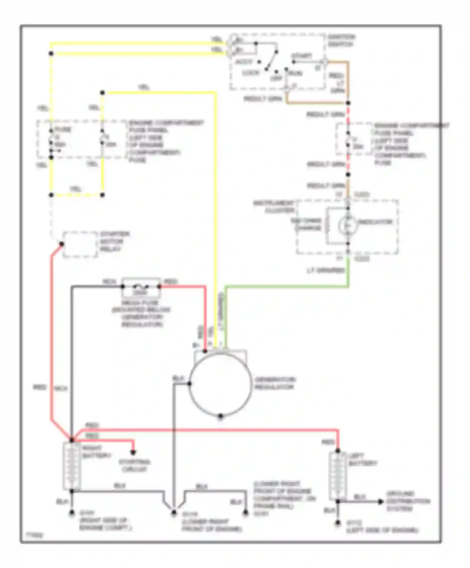 Wiring diagram blk for Ford Club Wagon E350  (1996-1998) (75 of 146)