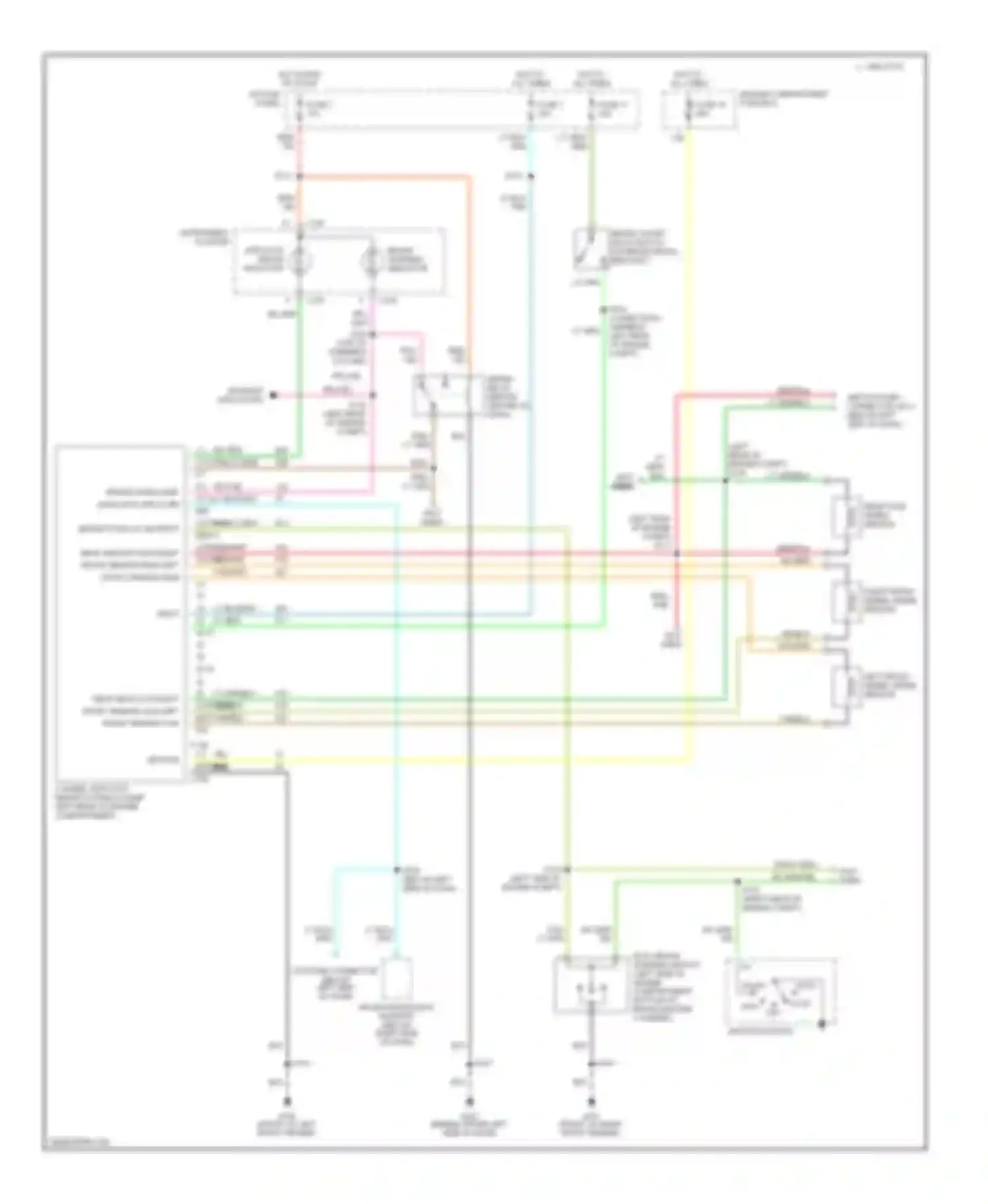 Wiring diagram brake warn lamp high data link conn for Ford Club Wagon E350  (1996-1998) (1 of 1)