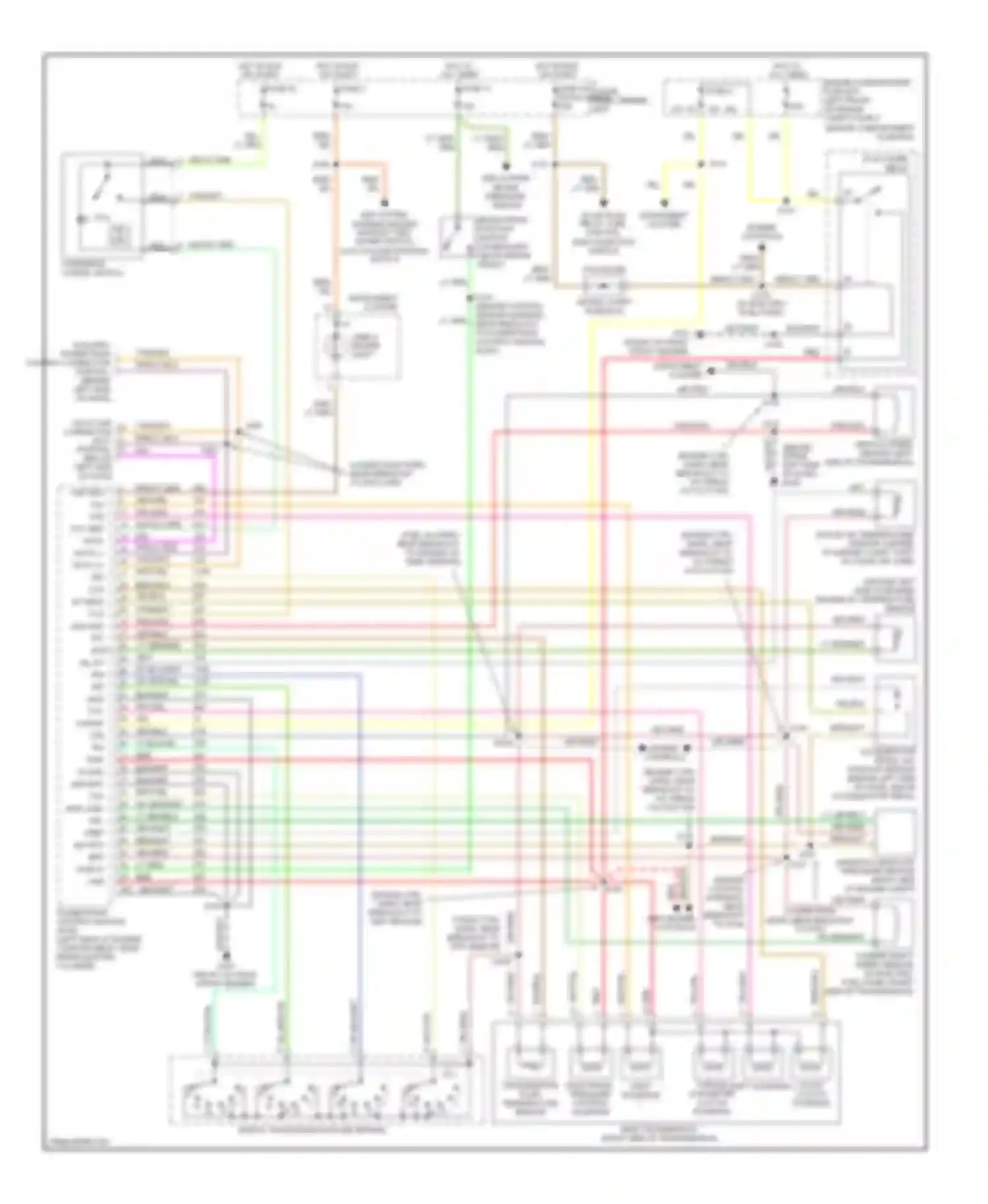 Wiring diagram check engine light for Ford Club Wagon E350  (1996-1998) (3 of 3)