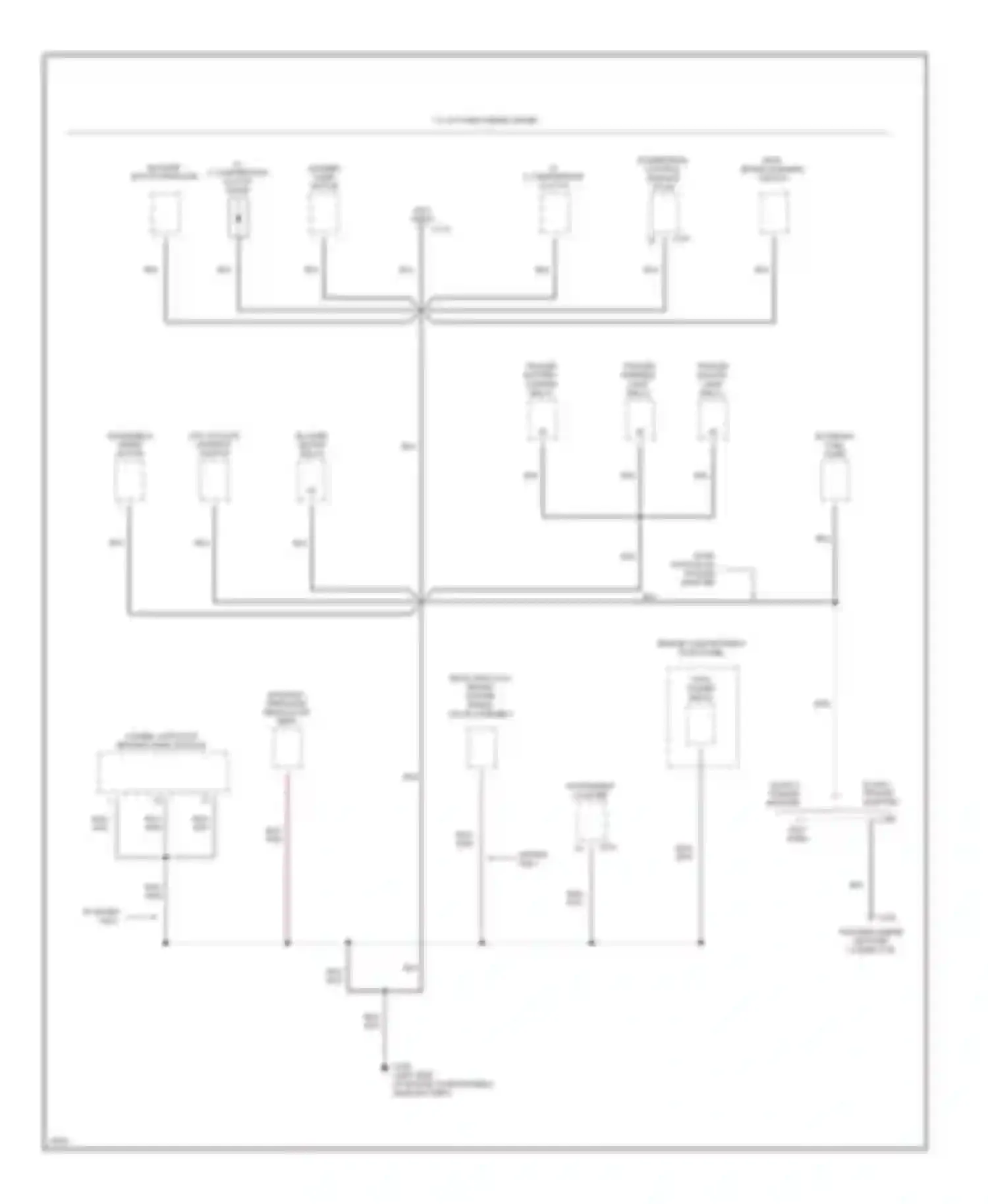 Wiring diagram class 2 trailer adapter for Ford Club Wagon E350  (1996-1998) (2 of 2)
