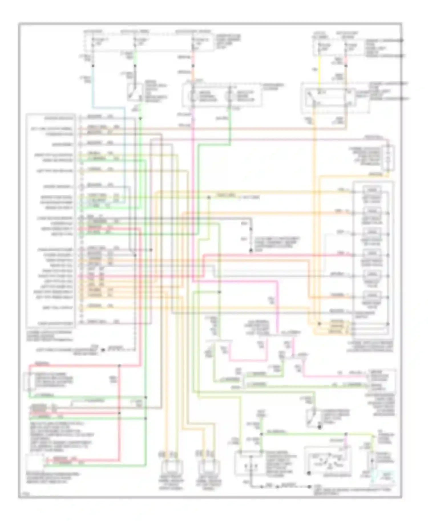 Wiring diagram fuse 1 for Ford Club Wagon E350  (1996-1998) (1 of 15)