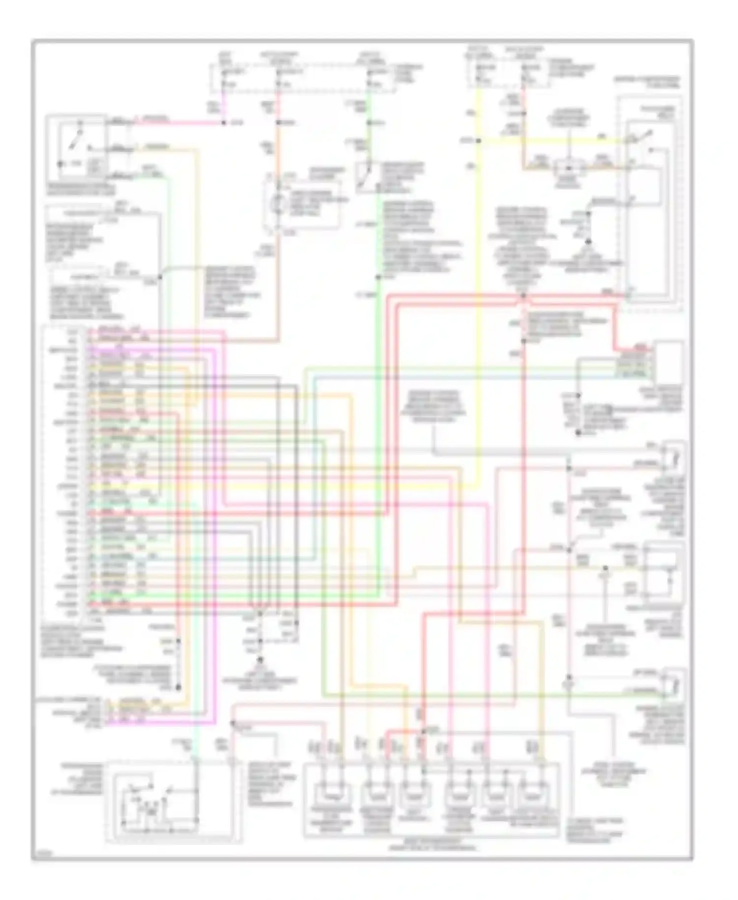 Wiring diagram fuse 5 for Ford Club Wagon E350  (1996-1998) (1 of 12)