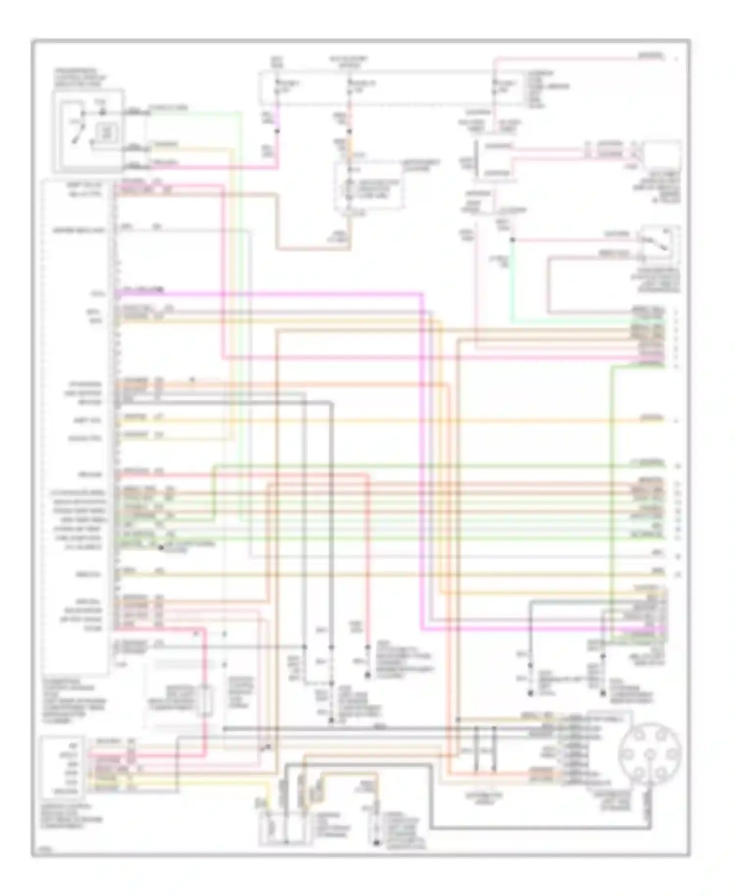Wiring diagram fuse 5 for Ford Club Wagon E350  (1996-1998) (8 of 12)