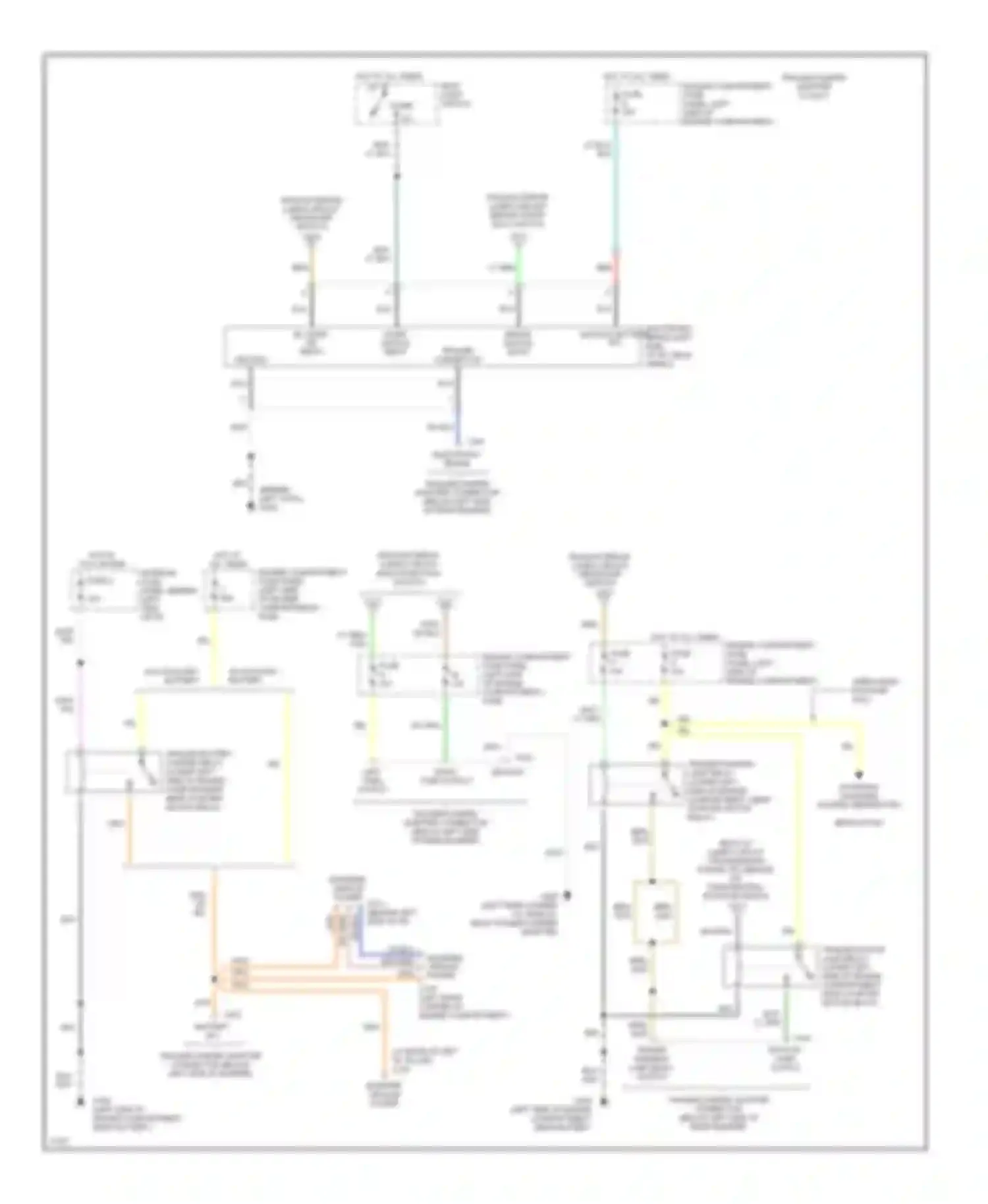 Wiring diagram main light switch for Ford Club Wagon E350  (1996-1998) (9 of 13)