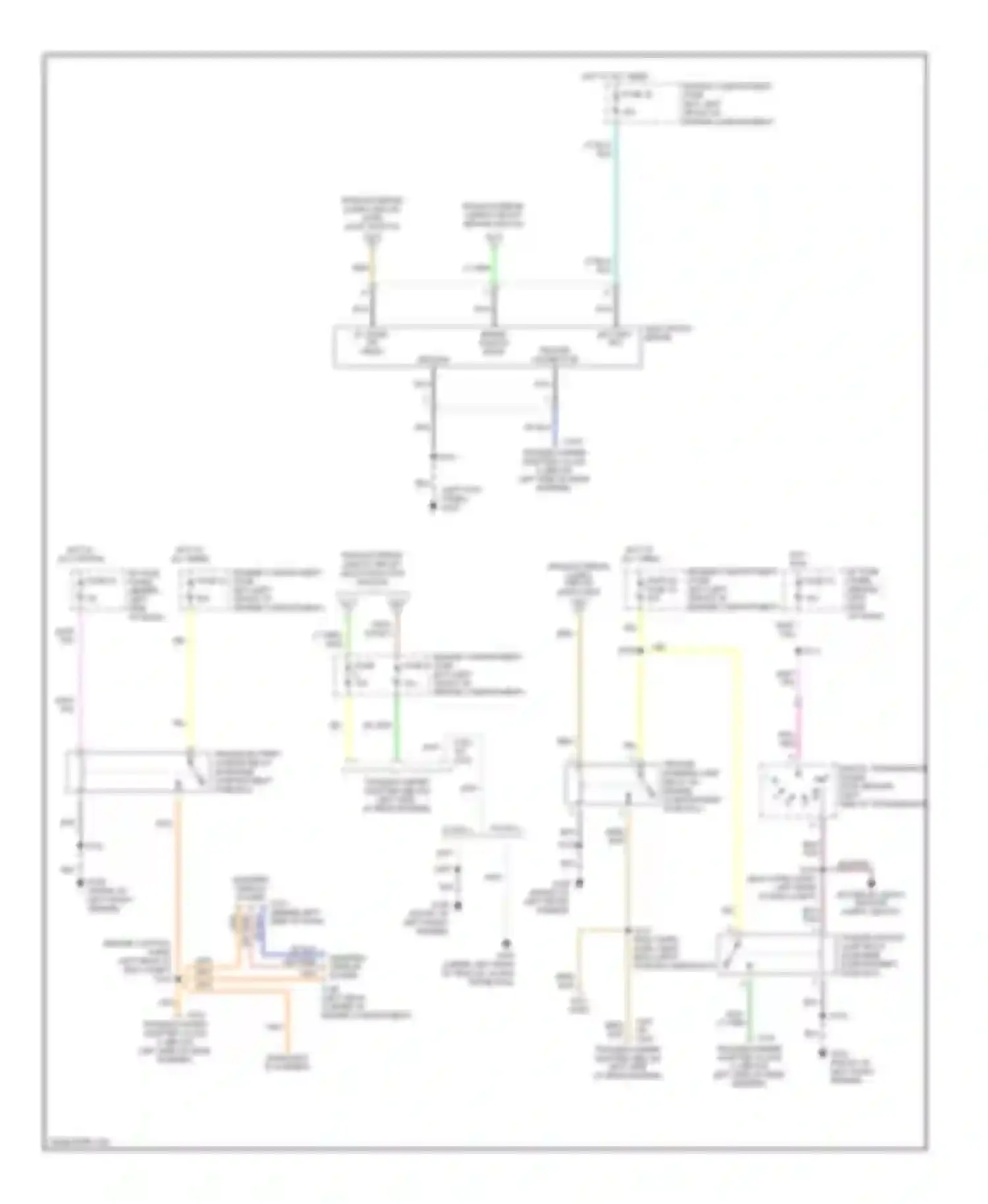 Wiring diagram modified vehicle power for Ford Club Wagon E350  (1996-1998) (3 of 3)