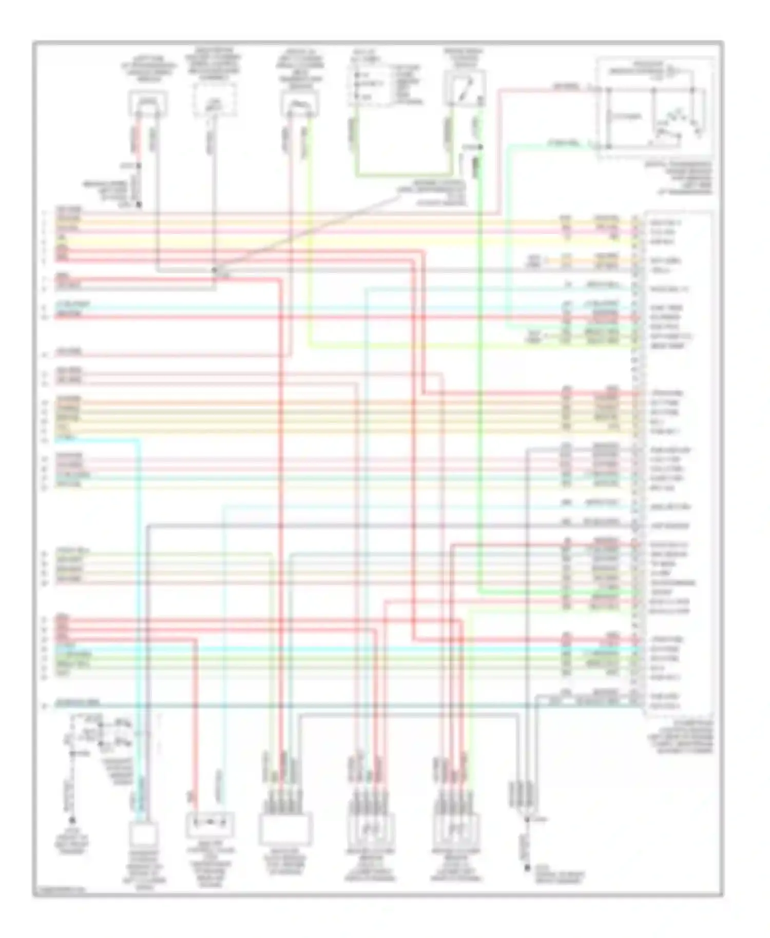 Wiring diagram not used for Ford Club Wagon E350  (1996-1998) (8 of 11)