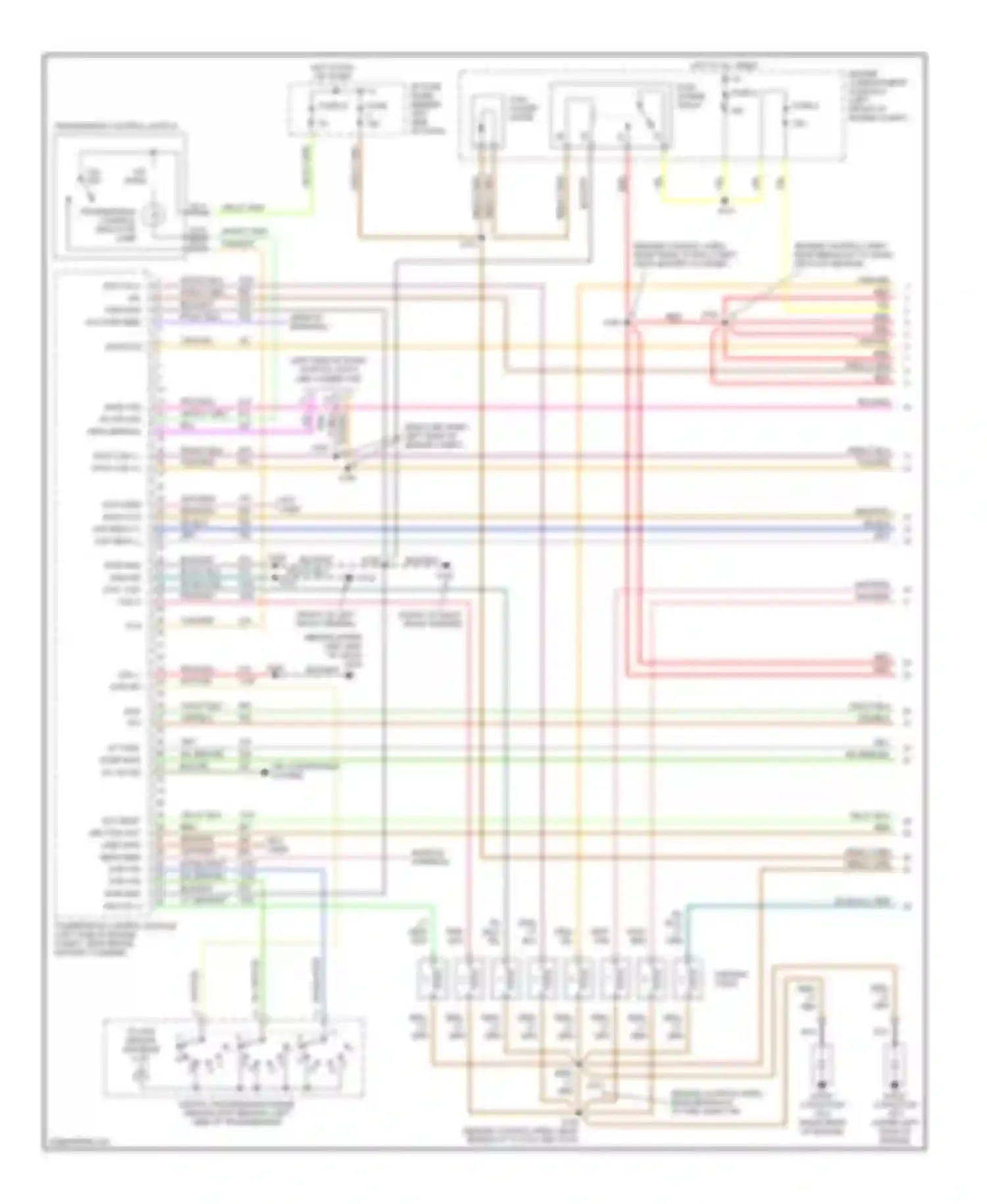Wiring diagram pcm power diode for Ford Club Wagon E350  (1996-1998) (1 of 6)