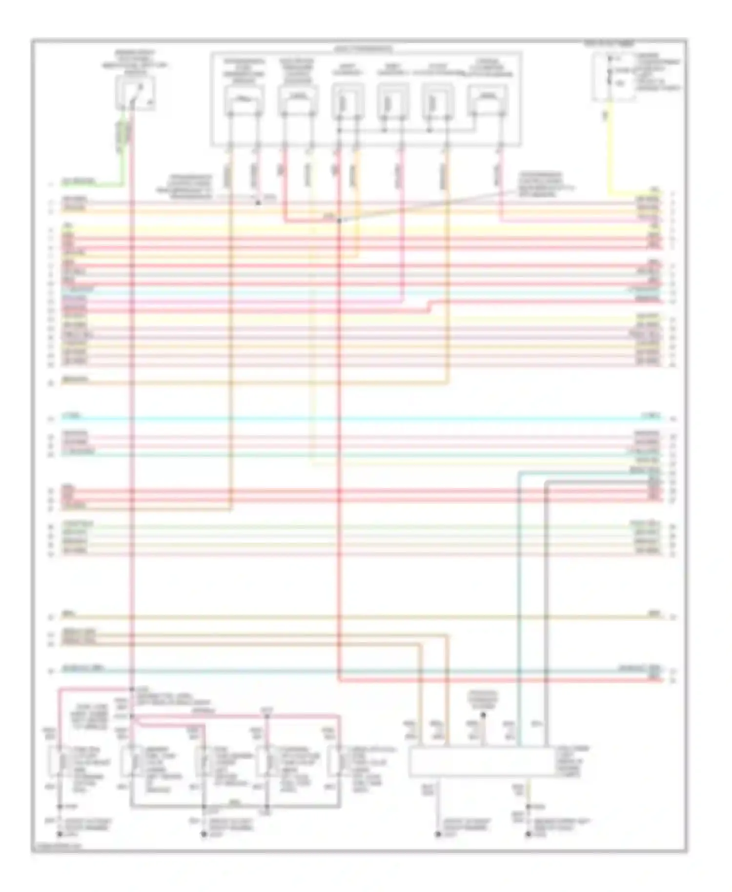 Wiring diagram shift solenoid 1 for Ford Club Wagon E350  (1996-1998) (3 of 6)
