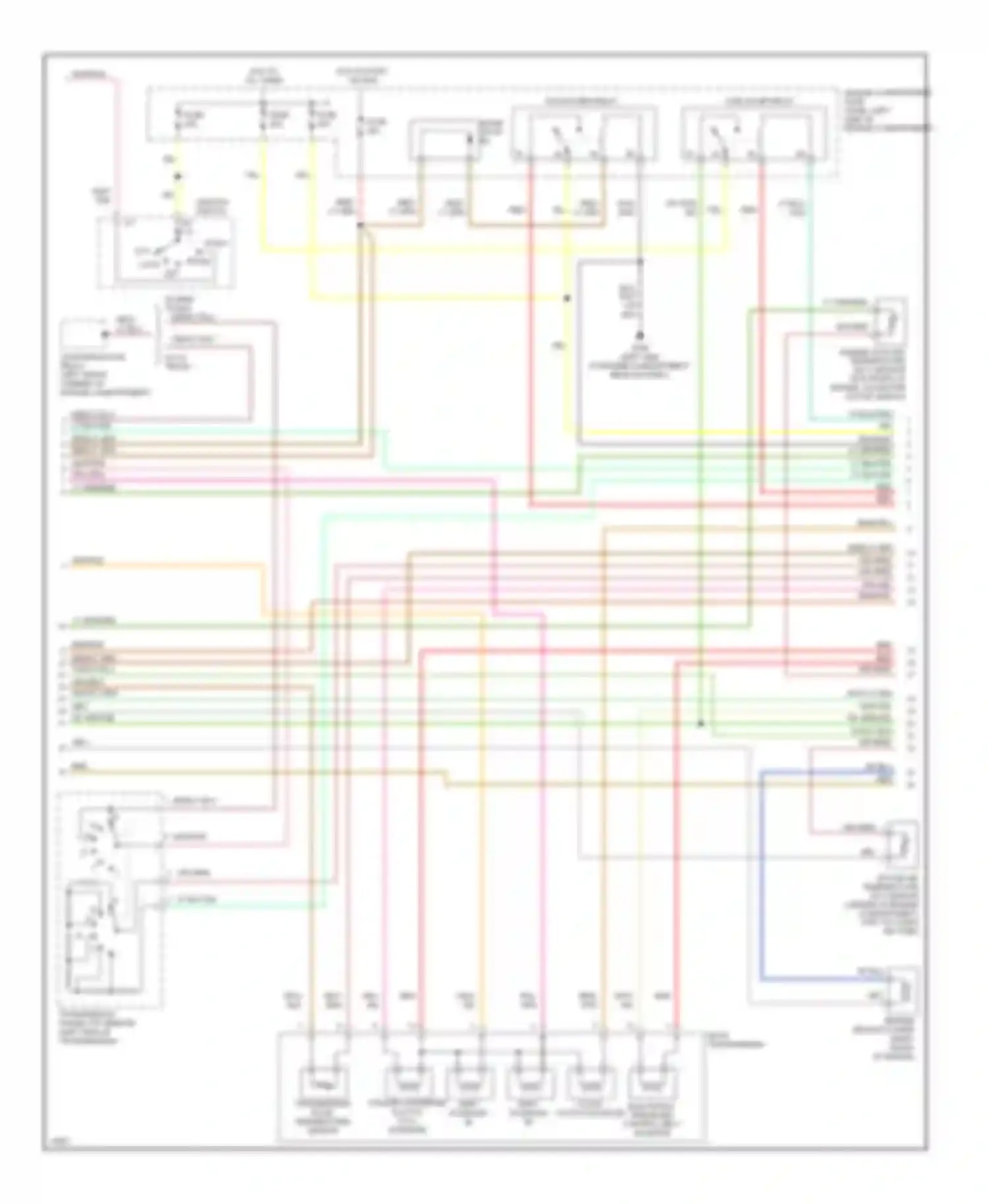 Wiring diagram shift solenoid 1 for Ford Club Wagon E350  (1996-1998) (2 of 6)