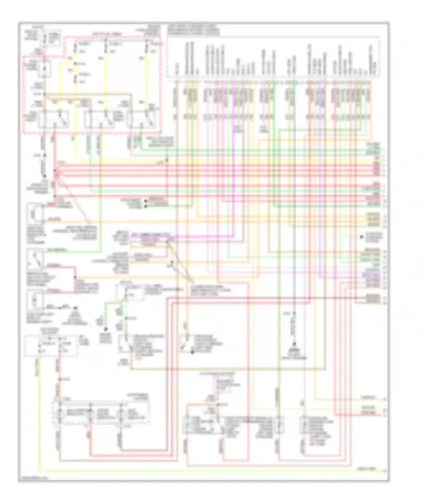 Wiring diagram tcs sens for Ford Club Wagon E350  (1996-1998) (1 of 1)