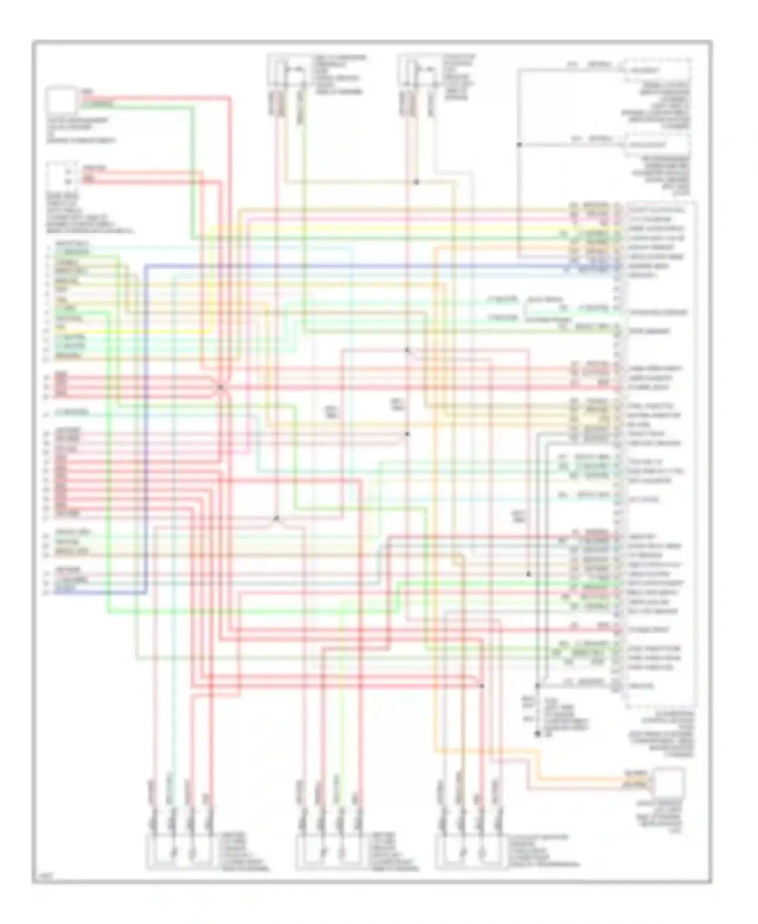 Wiring diagram wide open throt. airb solenoid power input for Ford Club Wagon E350  (1996-1998) (1 of 1)