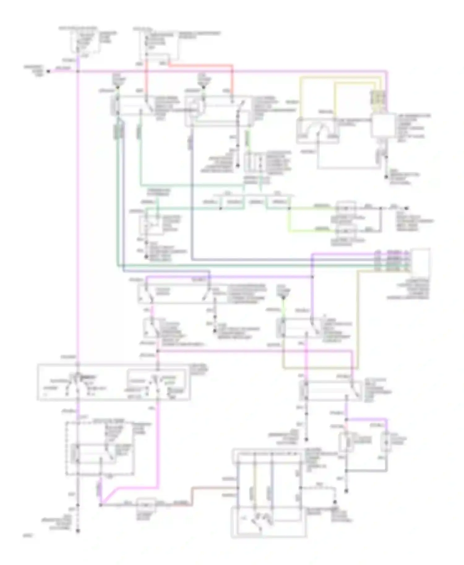Contour Ford I (1994-1997): A/c circuit