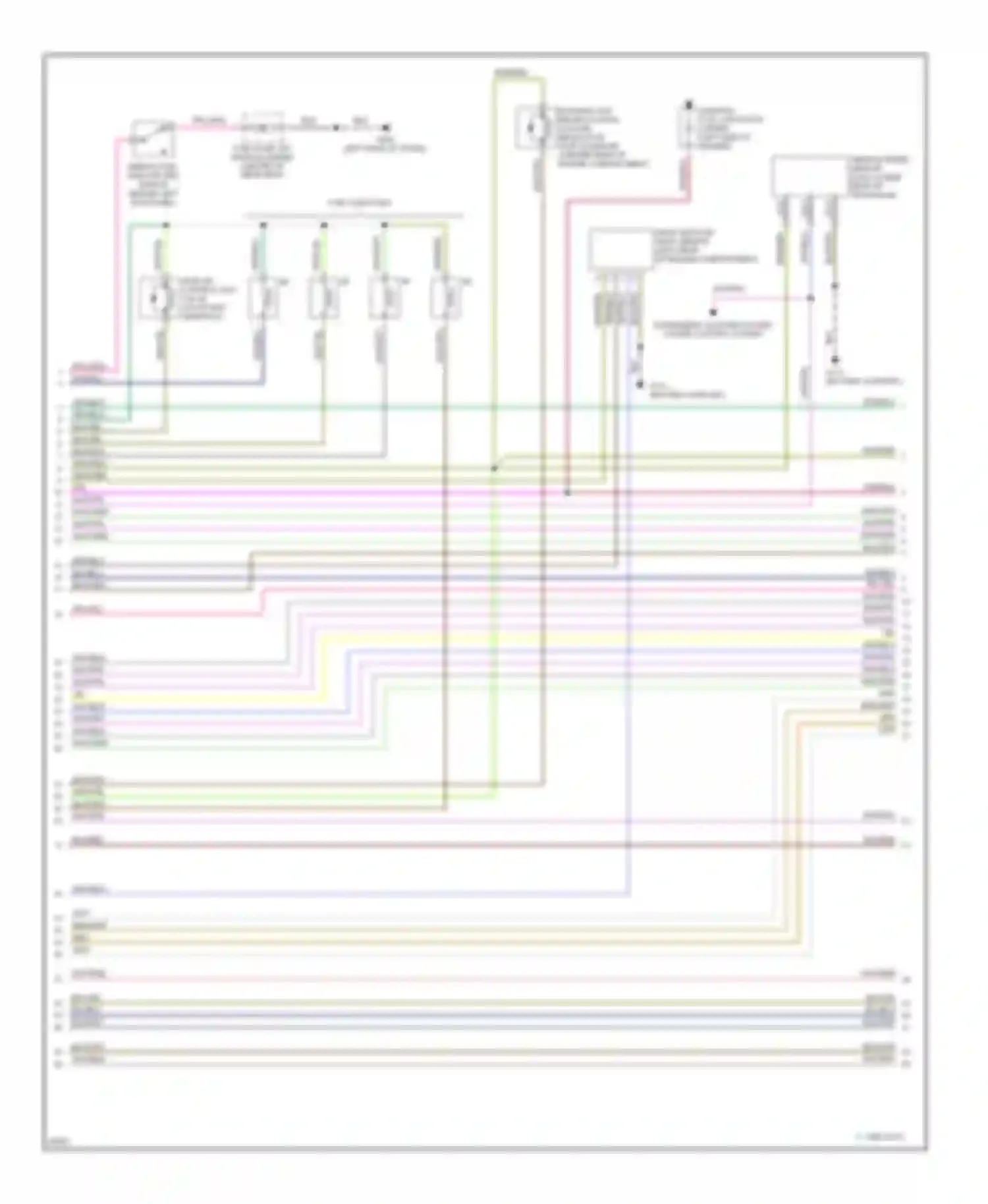 Contour Ford I (1994-1997): Wiring diagram engine performance 2.0ls (2 of 4)