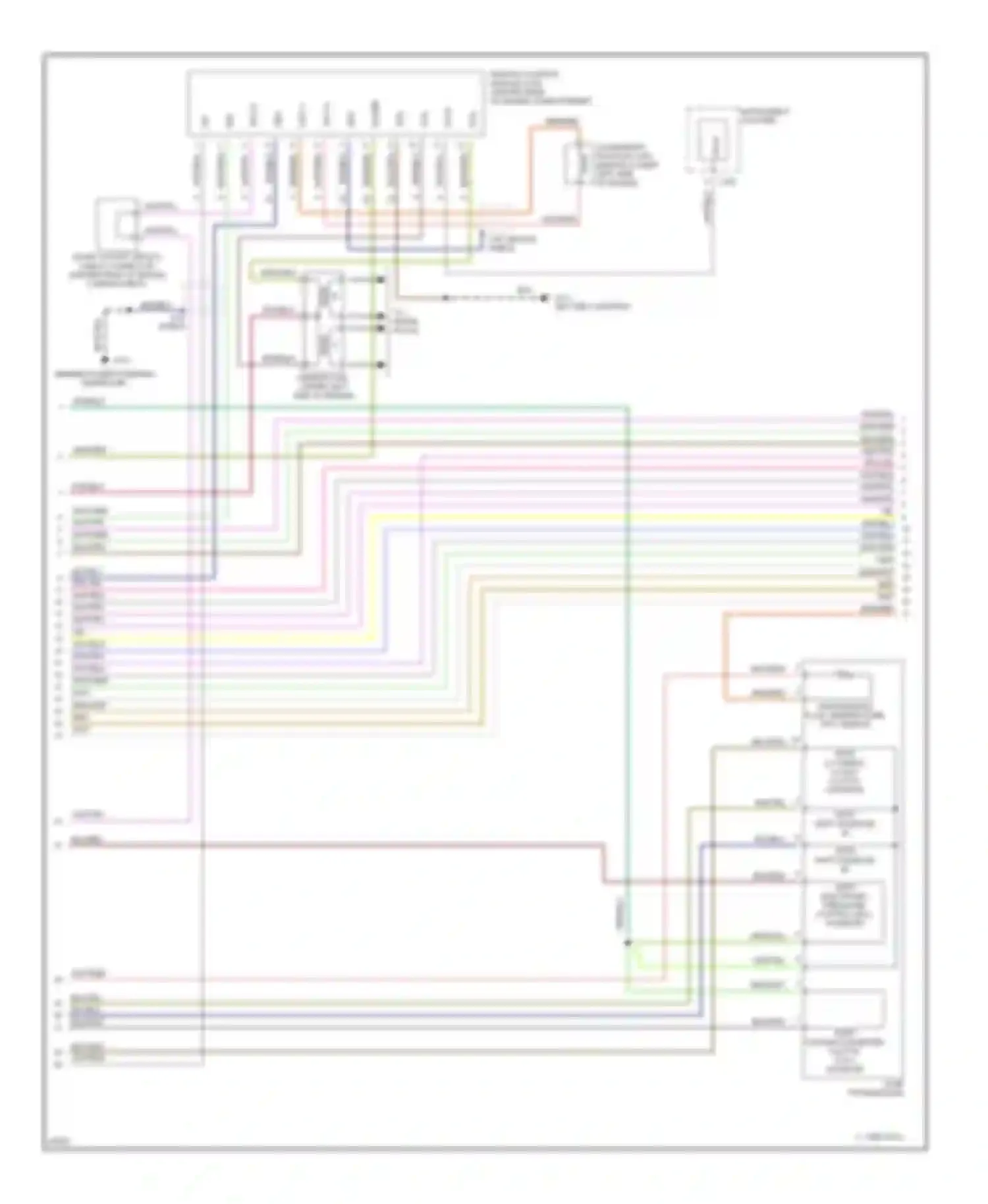 Contour Ford I (1994-1997): Wiring diagram engine performance 2.0ls (3 of 4)