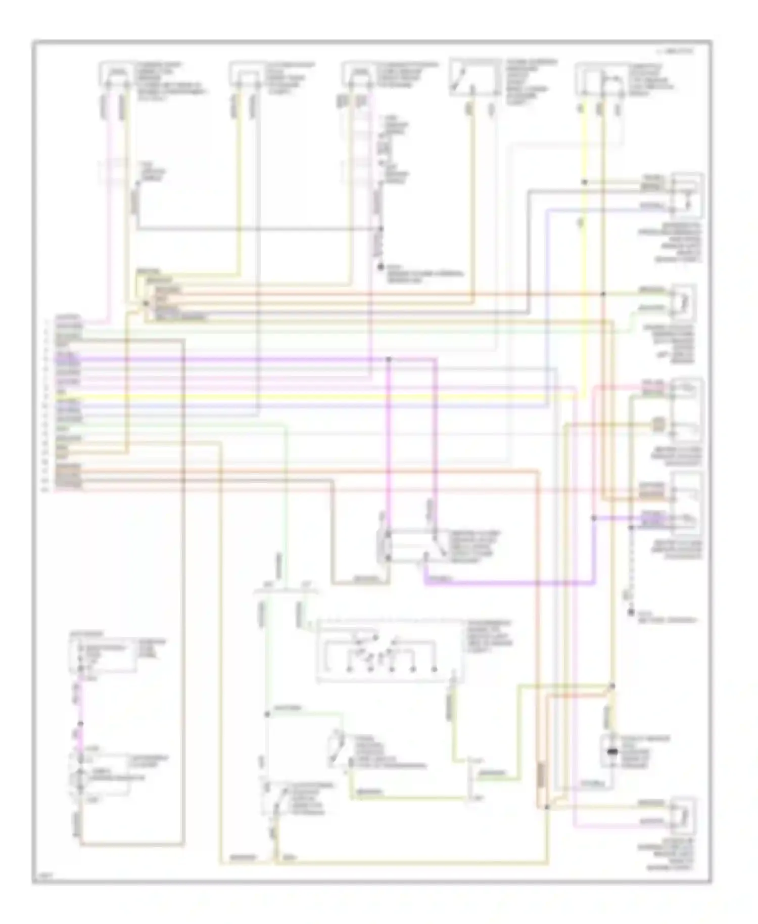 Contour Ford I (1994-1997): Wiring diagram engine performance 2.5ls (4 of 4)