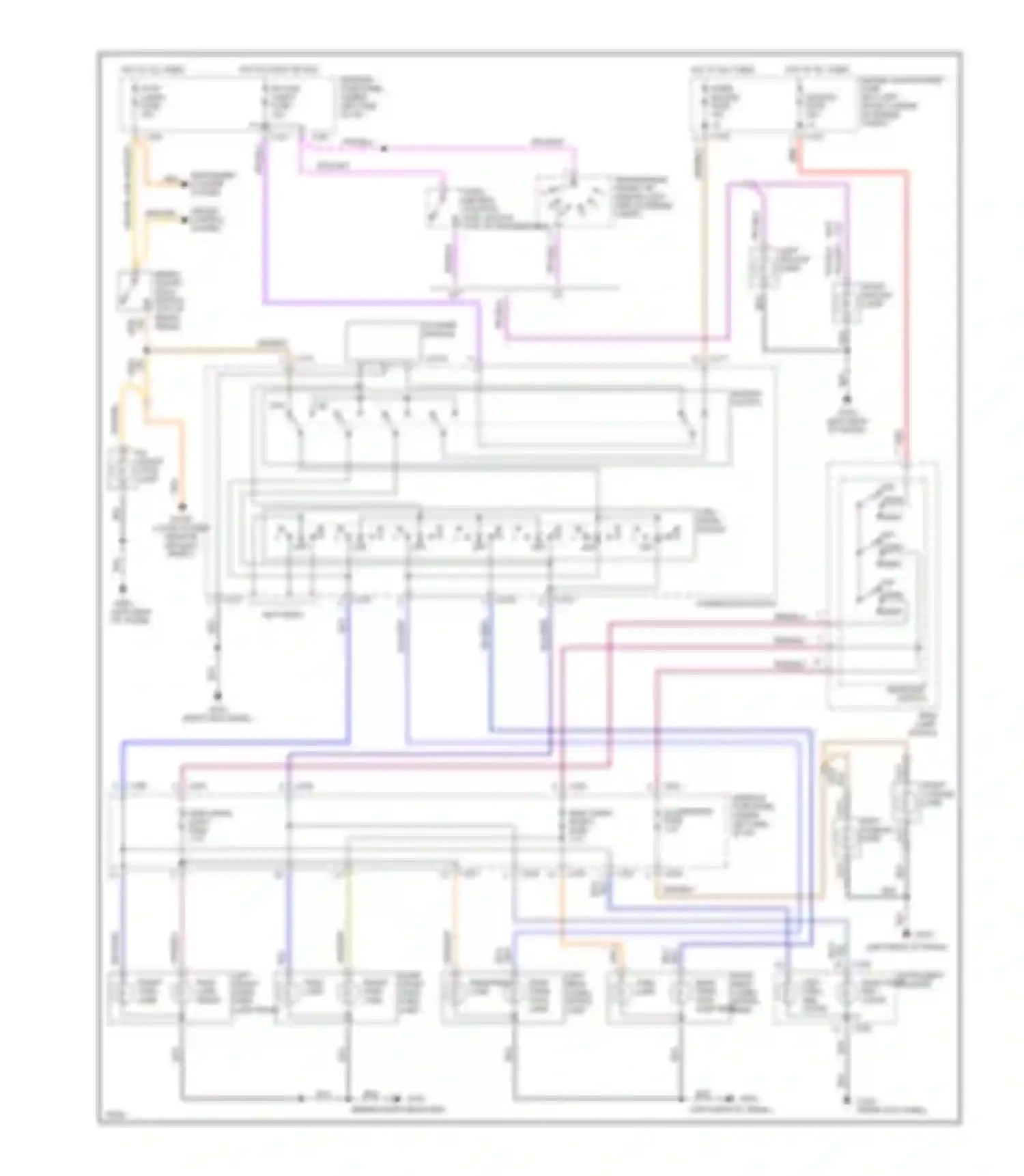 Contour Ford I (1994-1997): Exterior light circuit
