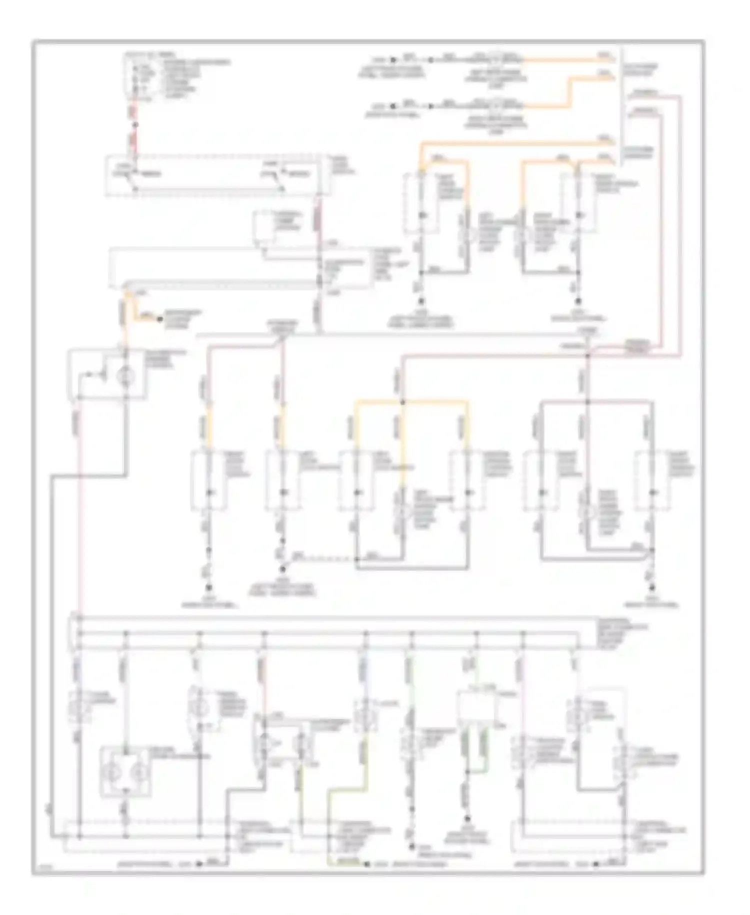 Contour Ford I (1994-1997): Instrument illumination circuit