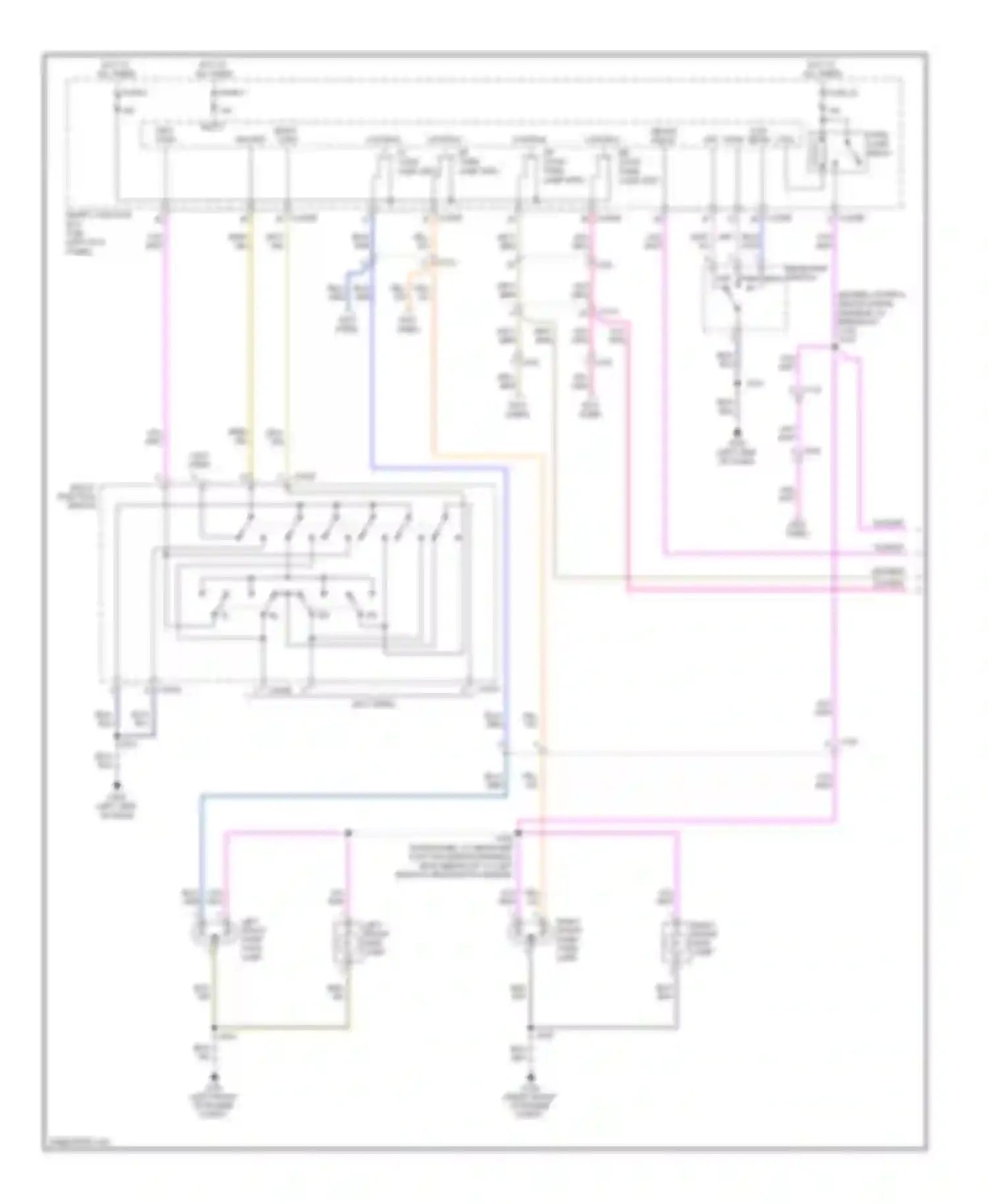 Cutaway E350 Super Duty Ford  (1999-2012): Exterior lamps circuit, cutaway (1 of 2)