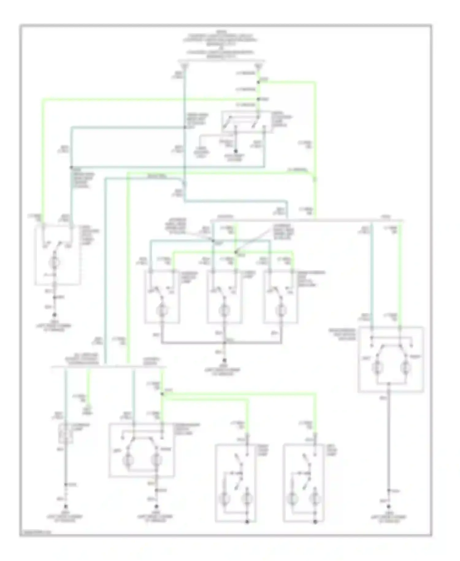 Cutaway E350 Super Duty Ford  (1999-2012): Courtesy lamps circuit (3 of 3)