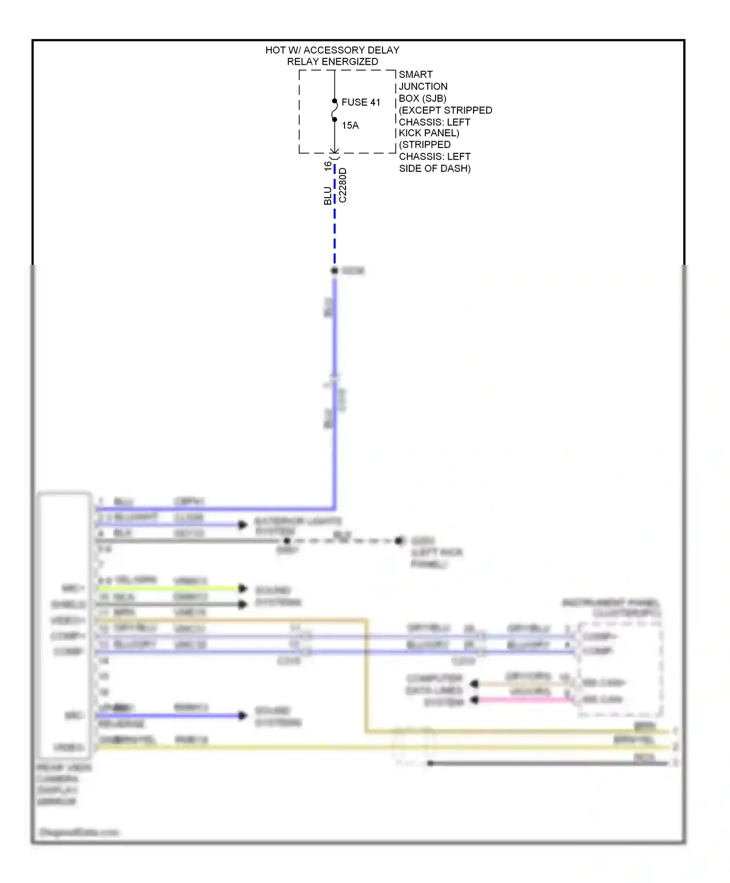 Ford Cutaway E350 Super Duty  (1999-2012) computer data lines system wiring diagram  (34 of 41)