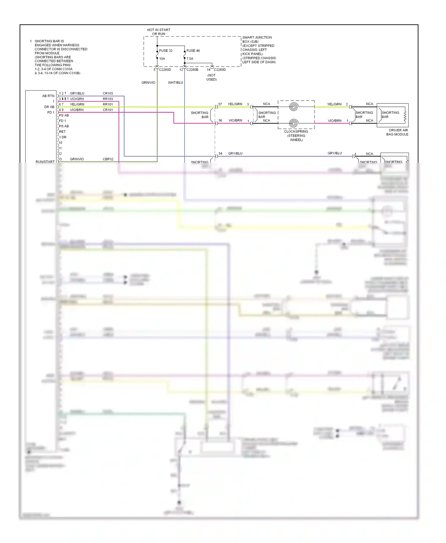 Ford Cutaway E350 Super Duty  (1999-2012) computer data lines system wiring diagram  (9 of 41)