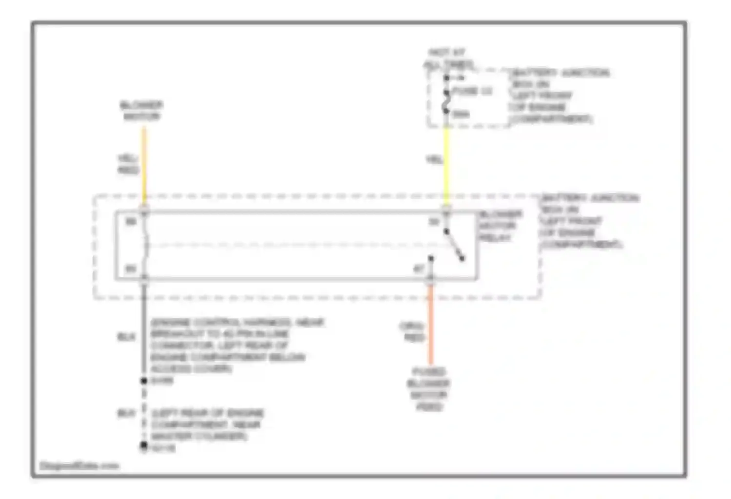 Econoline E150 Ford  (1997-2012): Heater circuit, with stripped chassis