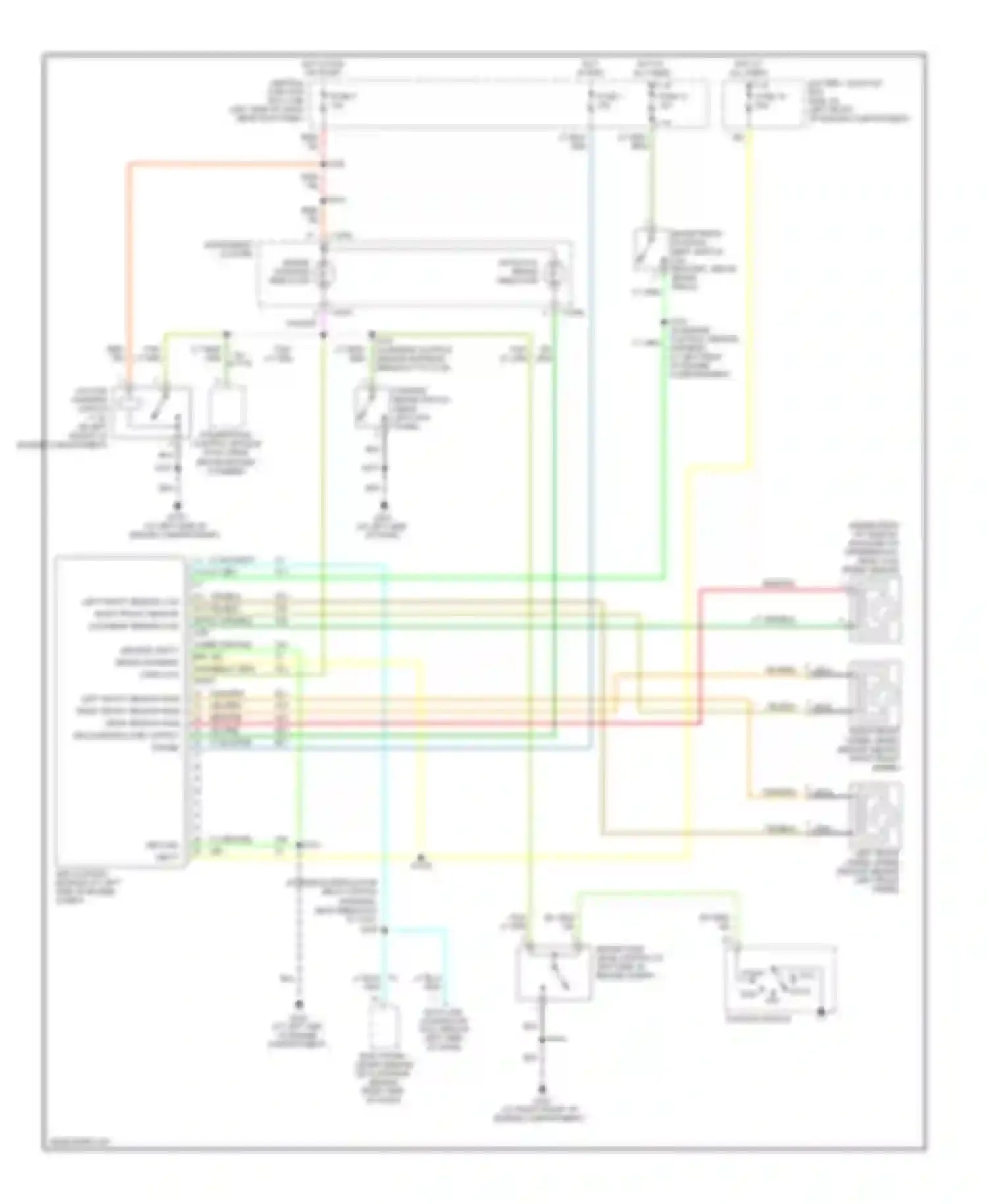 Econoline E150 Ford  (1997-2012): Anti-lock brakes circuit, without stripped chassis