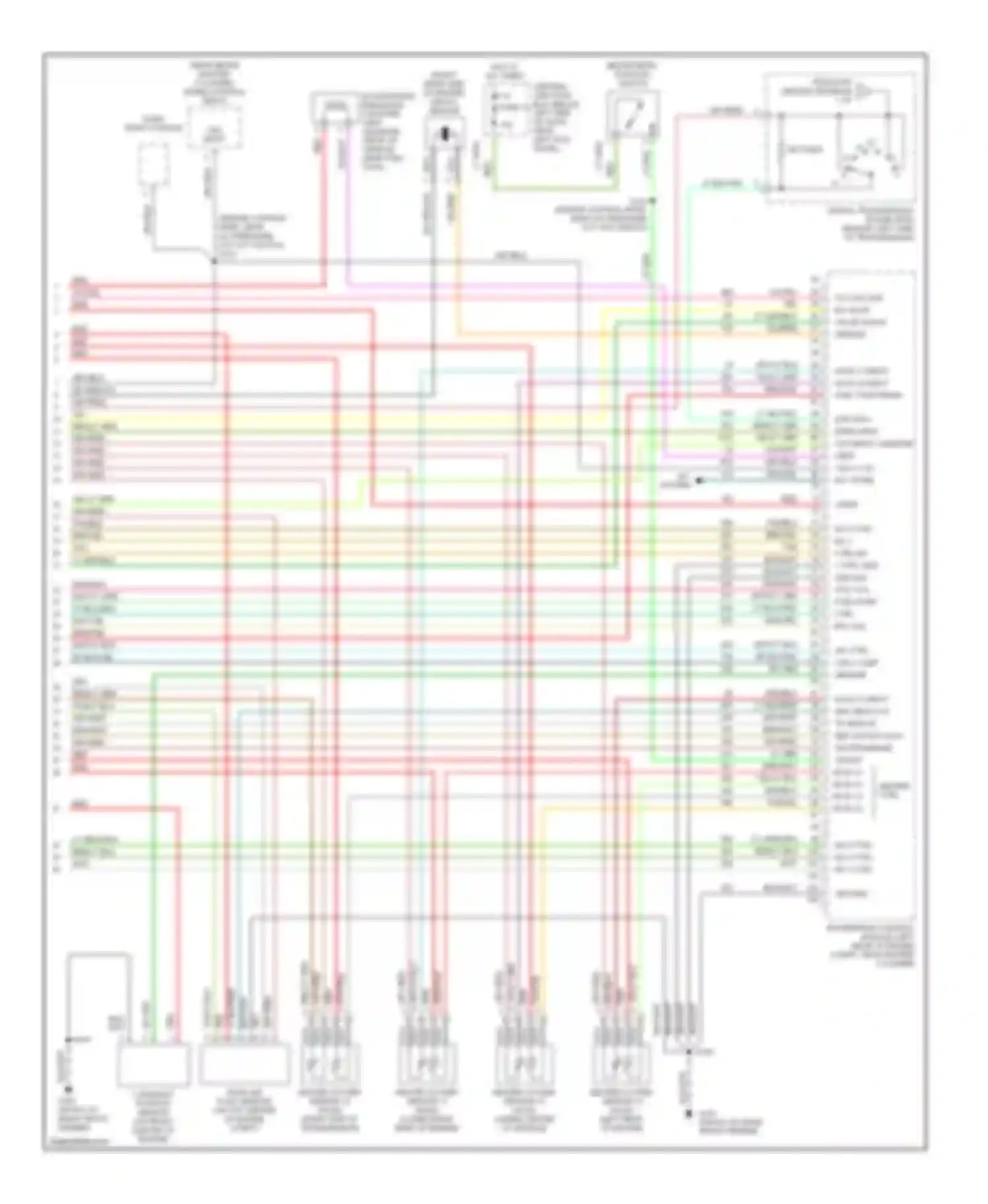 Econoline E150 Ford  (1997-2012): Wiring diagram engine performance 4.2l (4 of 4)