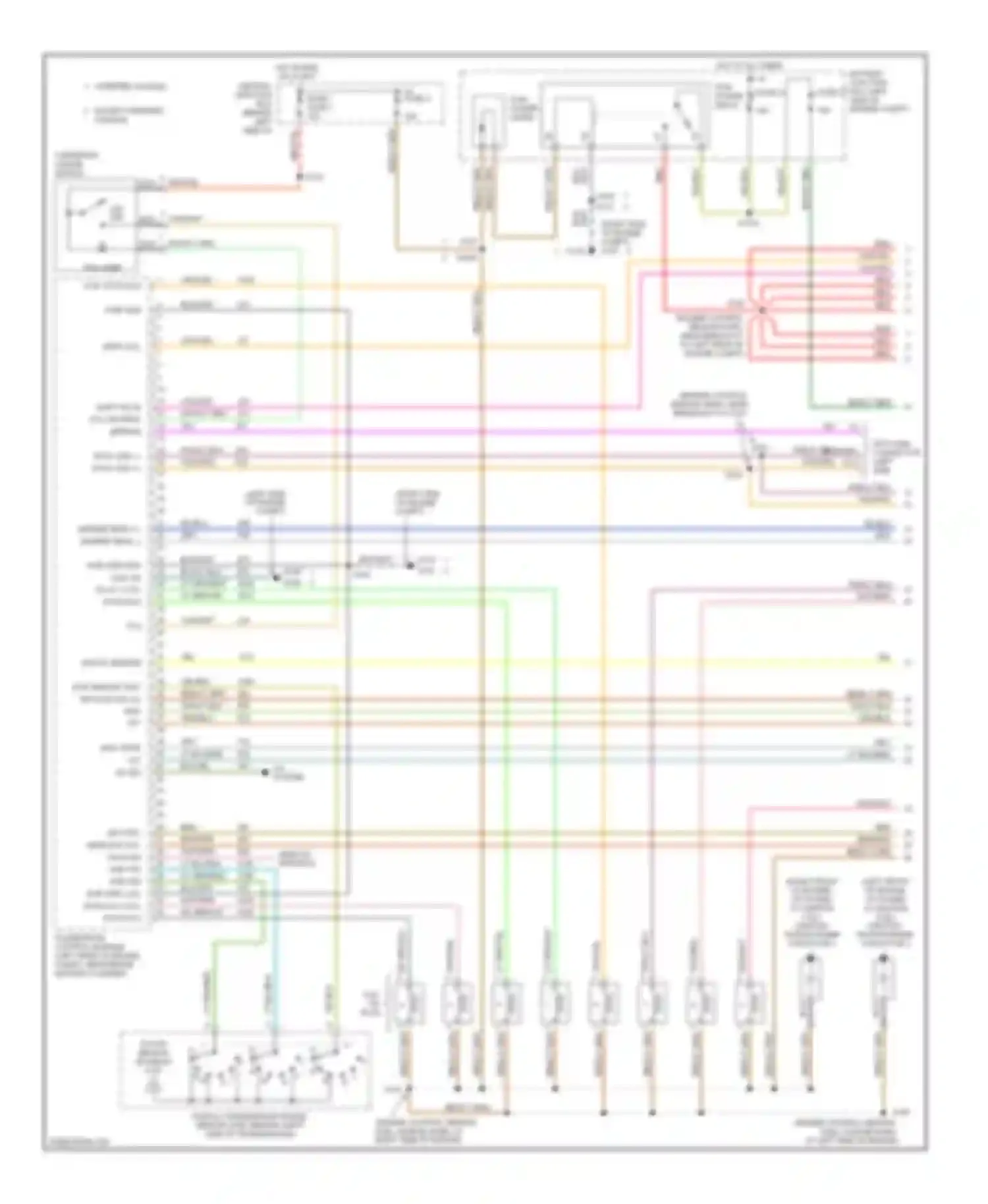 Econoline E150 Ford  (1997-2012): Wiring diagram engine performance 4.6l (1 of 4)