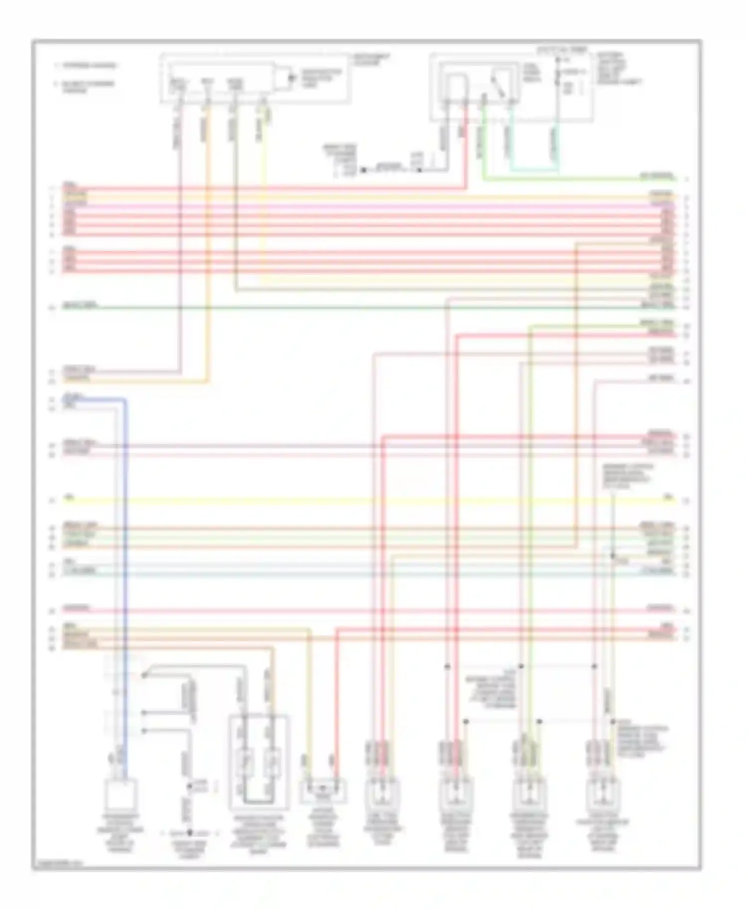 Econoline E150 Ford  (1997-2012): Wiring diagram engine performance 4.6l (2 of 4)