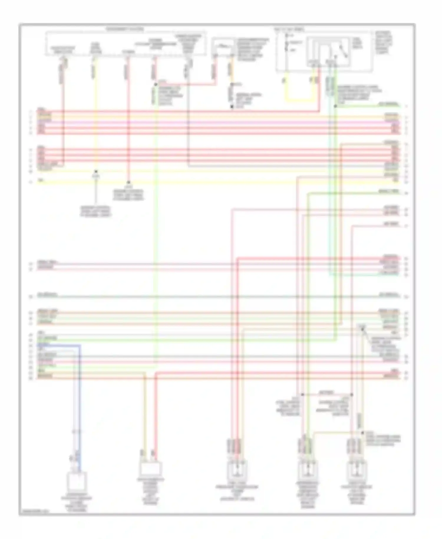 Econoline E150 Ford  (1997-2012): Wiring diagram engine performance 4.6ls (2 of 4)