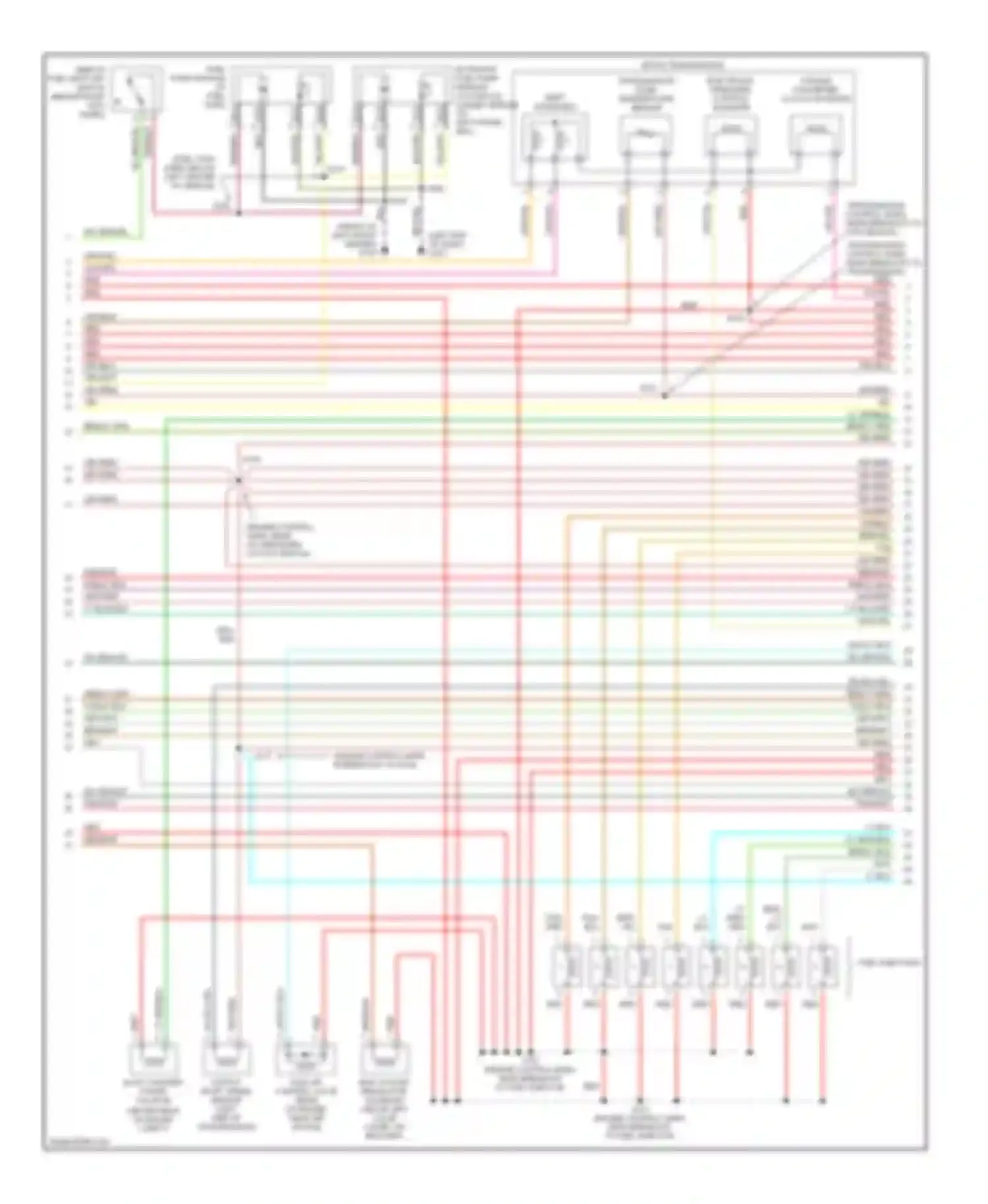 Econoline E150 Ford  (1997-2012): Wiring diagram engine performance 4.6ls (3 of 4)