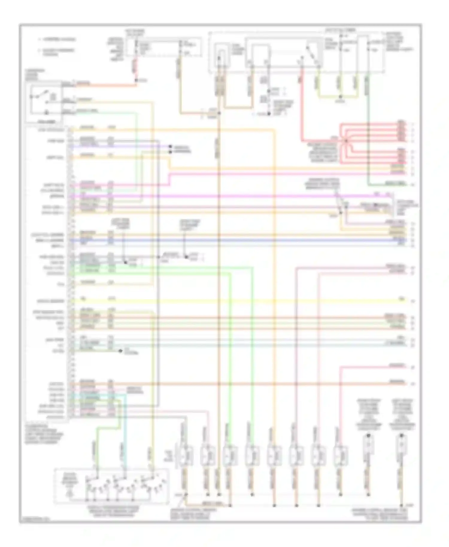 Econoline E150 Ford  (1997-2012): Wiring diagram engine performance 5.4l (1 of 4)