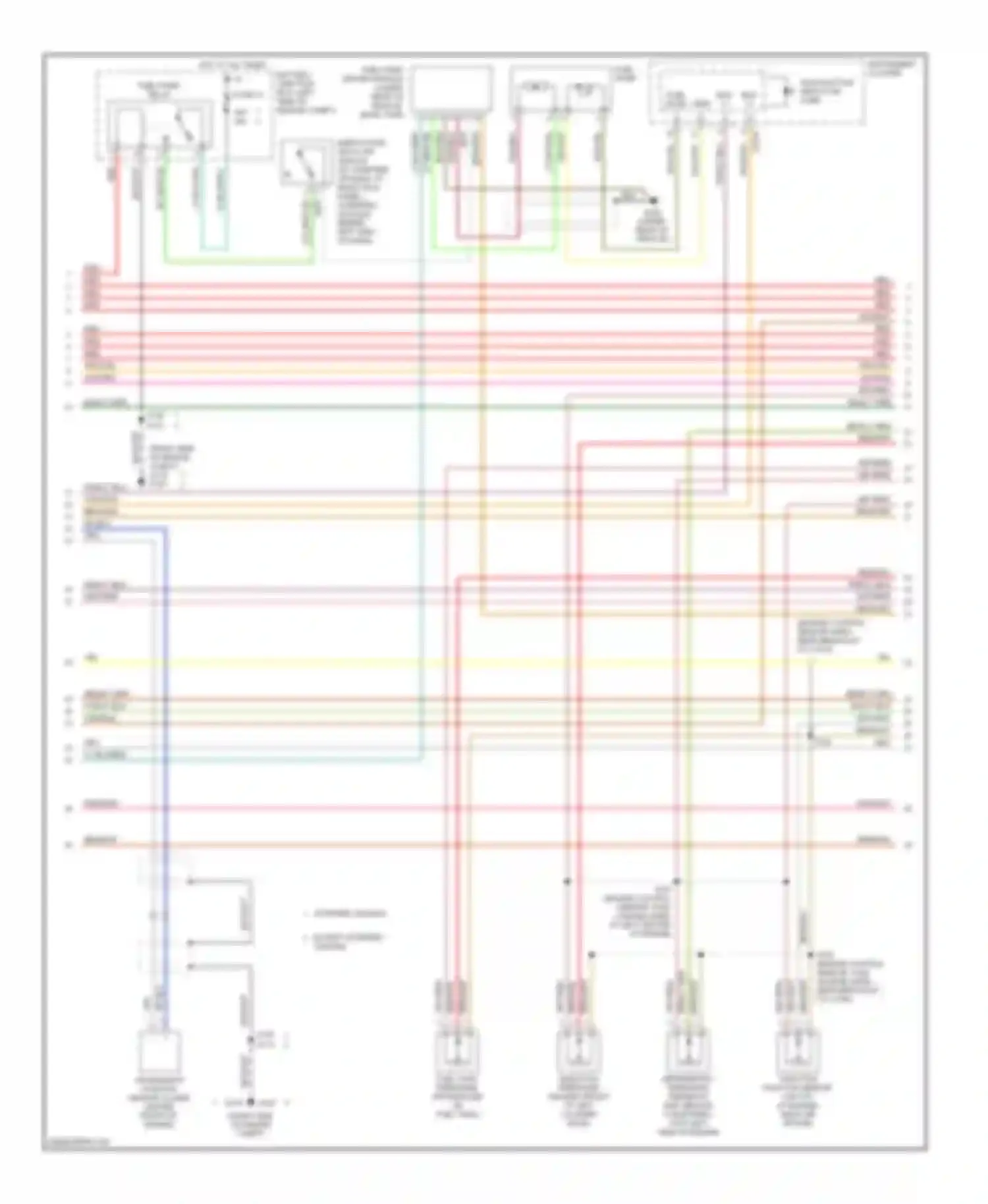 Econoline E150 Ford  (1997-2012): Wiring diagram engine performance 5.4l (2 of 4)