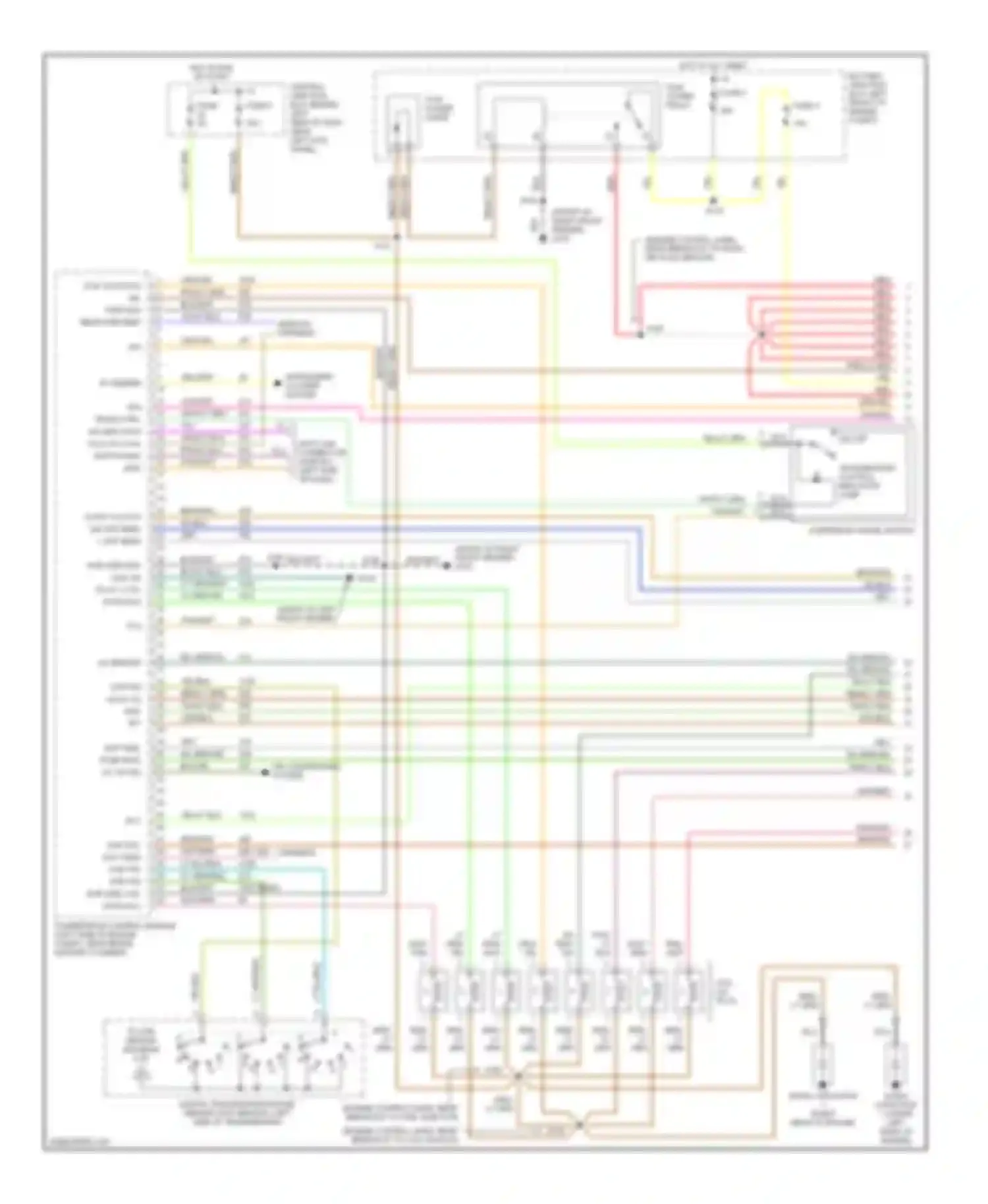 Econoline E150 Ford  (1997-2012): Wiring diagram engine performance 5.4ls (1 of 4)
