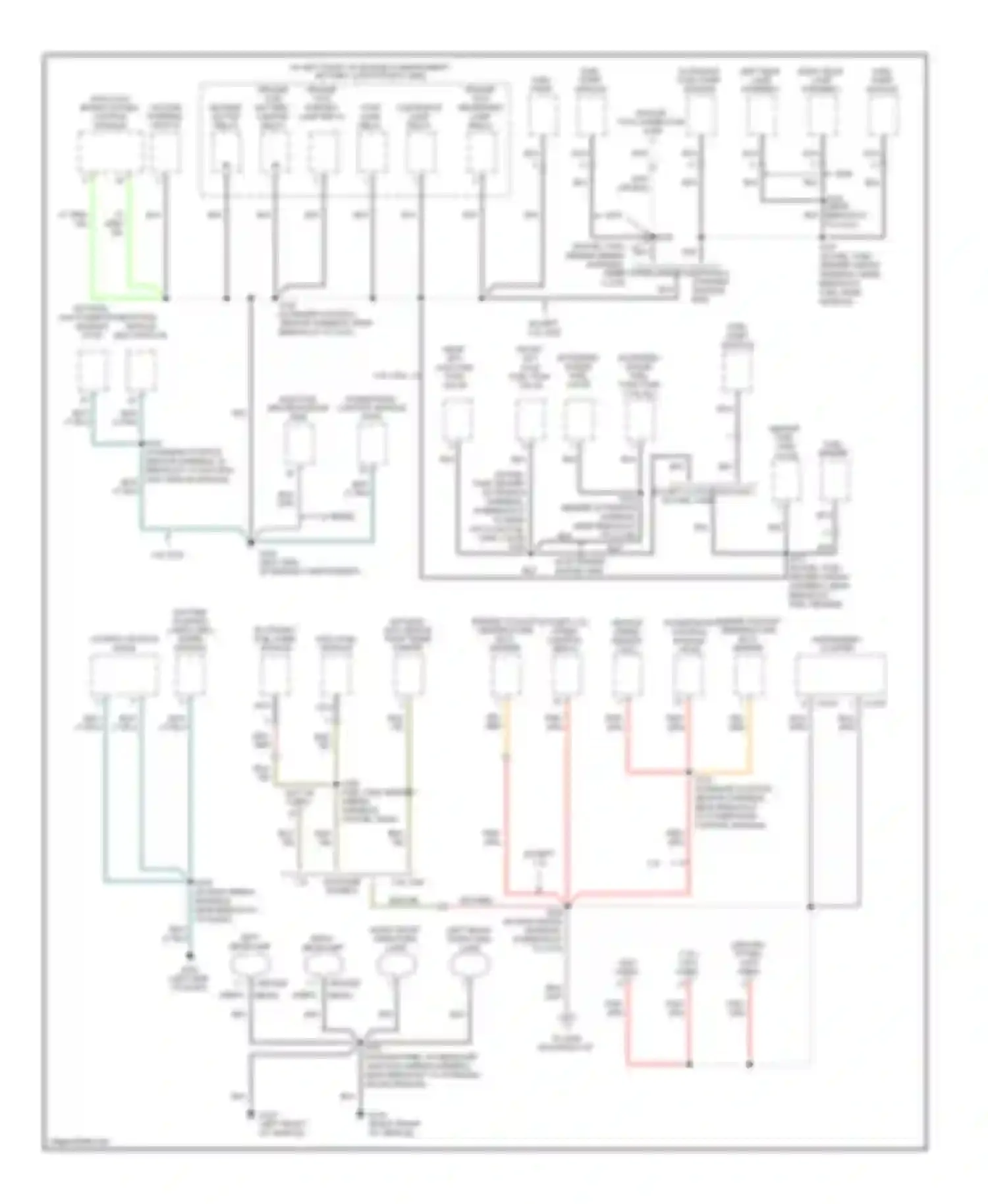 Econoline E150 Ford  (1997-2012): Ground distribution circuit, without stripped chassis (2 of 4)