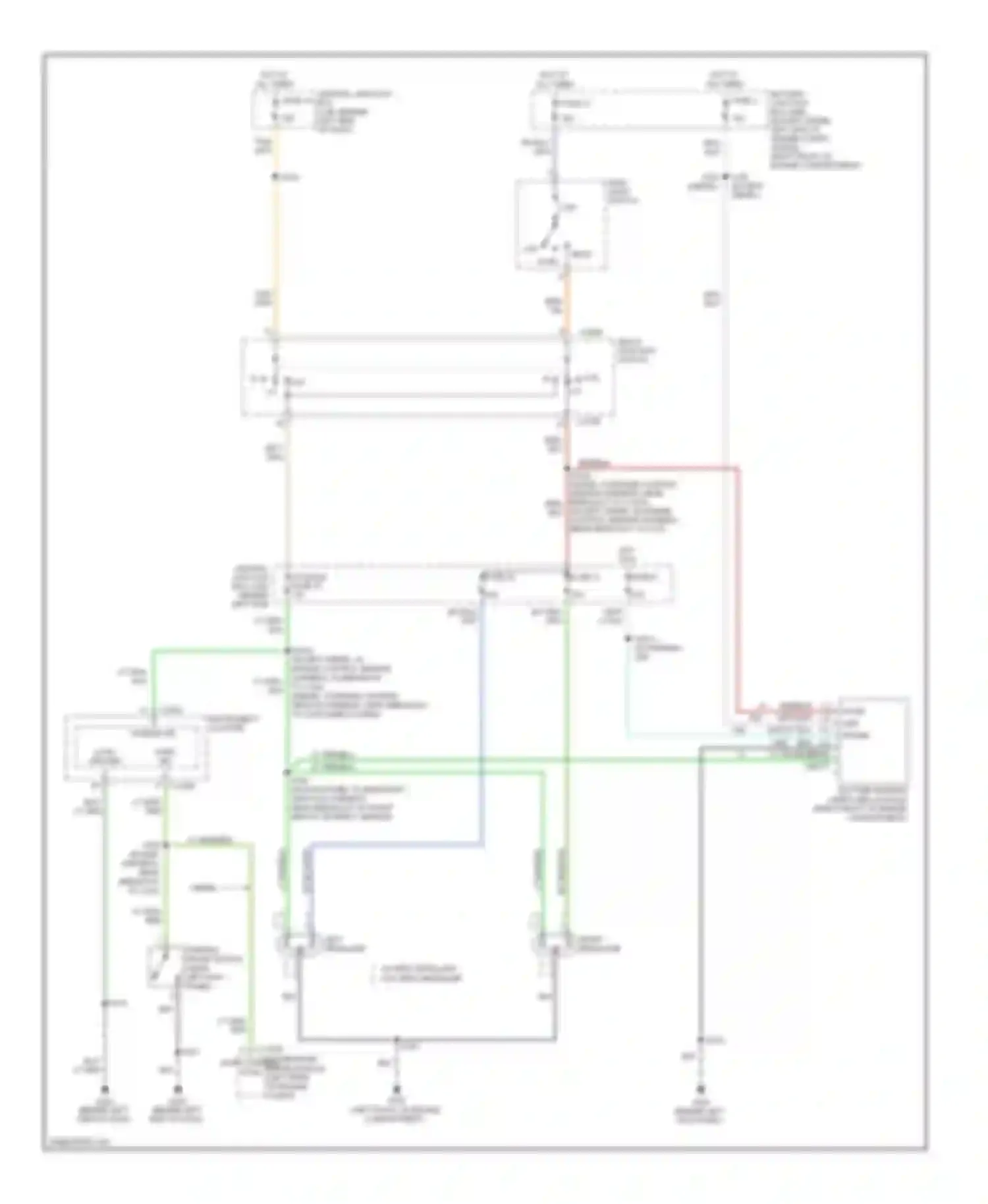 Econoline E150 Ford  (1997-2012): Headlights circuit, without stripped chassis